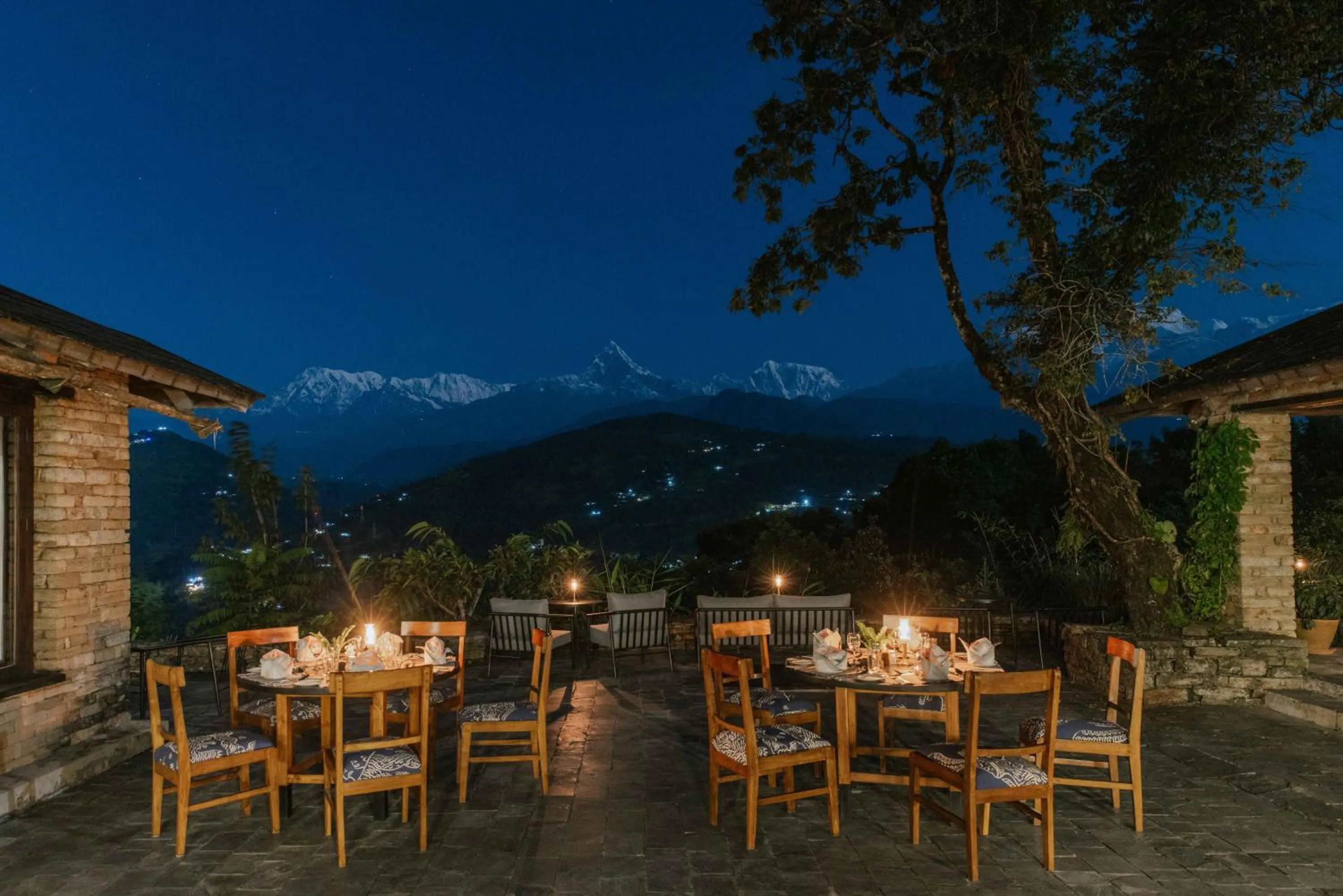Night in Tiger Mountain Pokhara Lodge