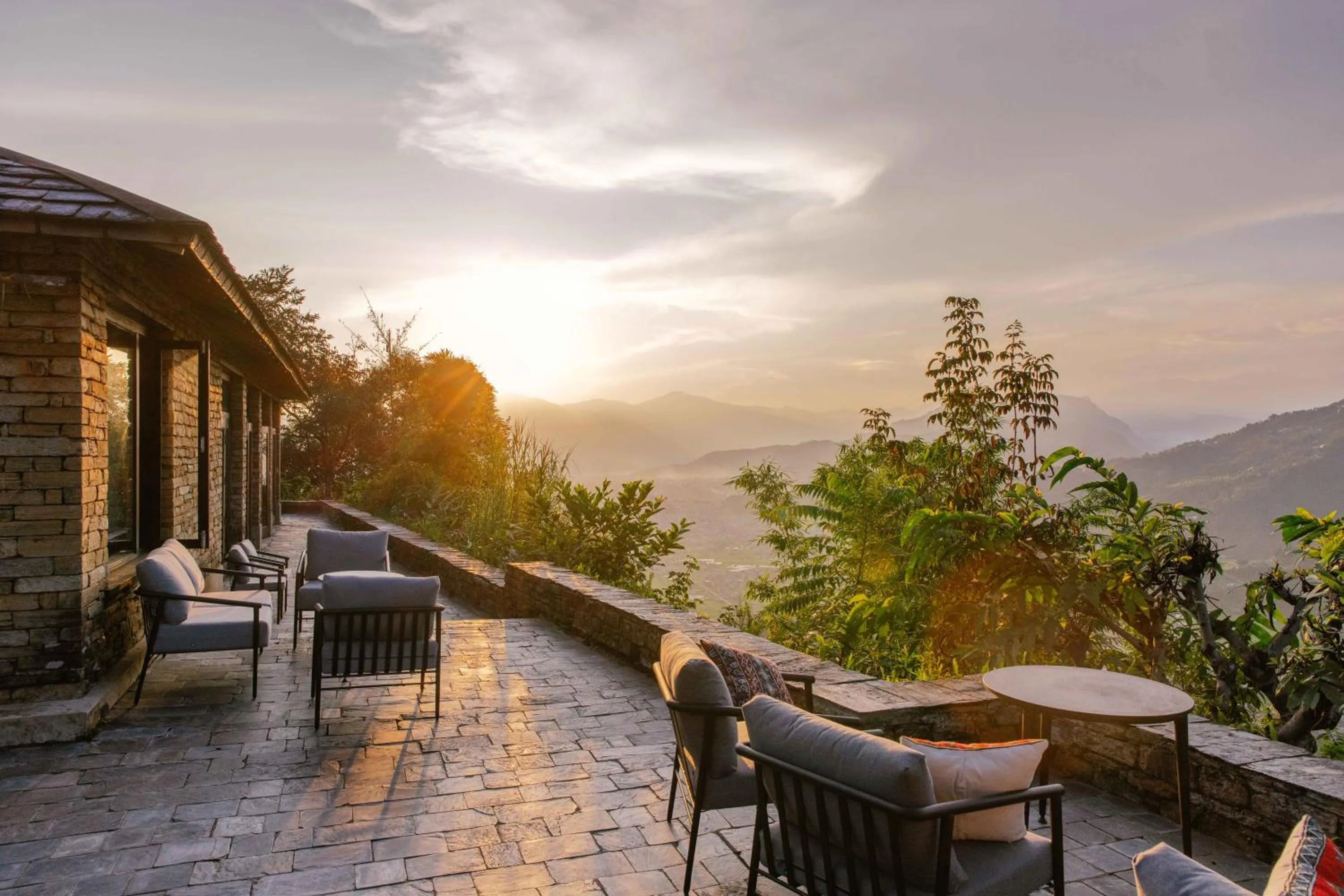 Balcony/Terrace in Tiger Mountain Pokhara Lodge
