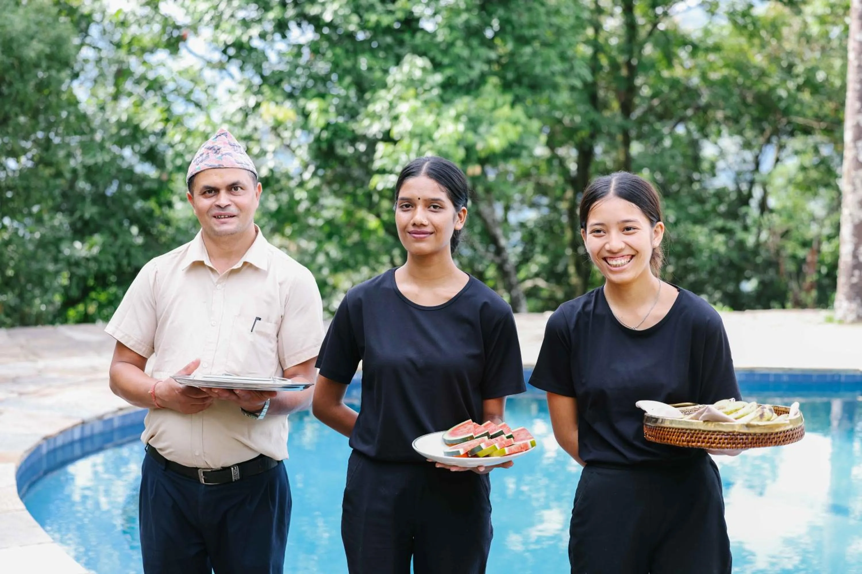 People in Tiger Mountain Pokhara Lodge