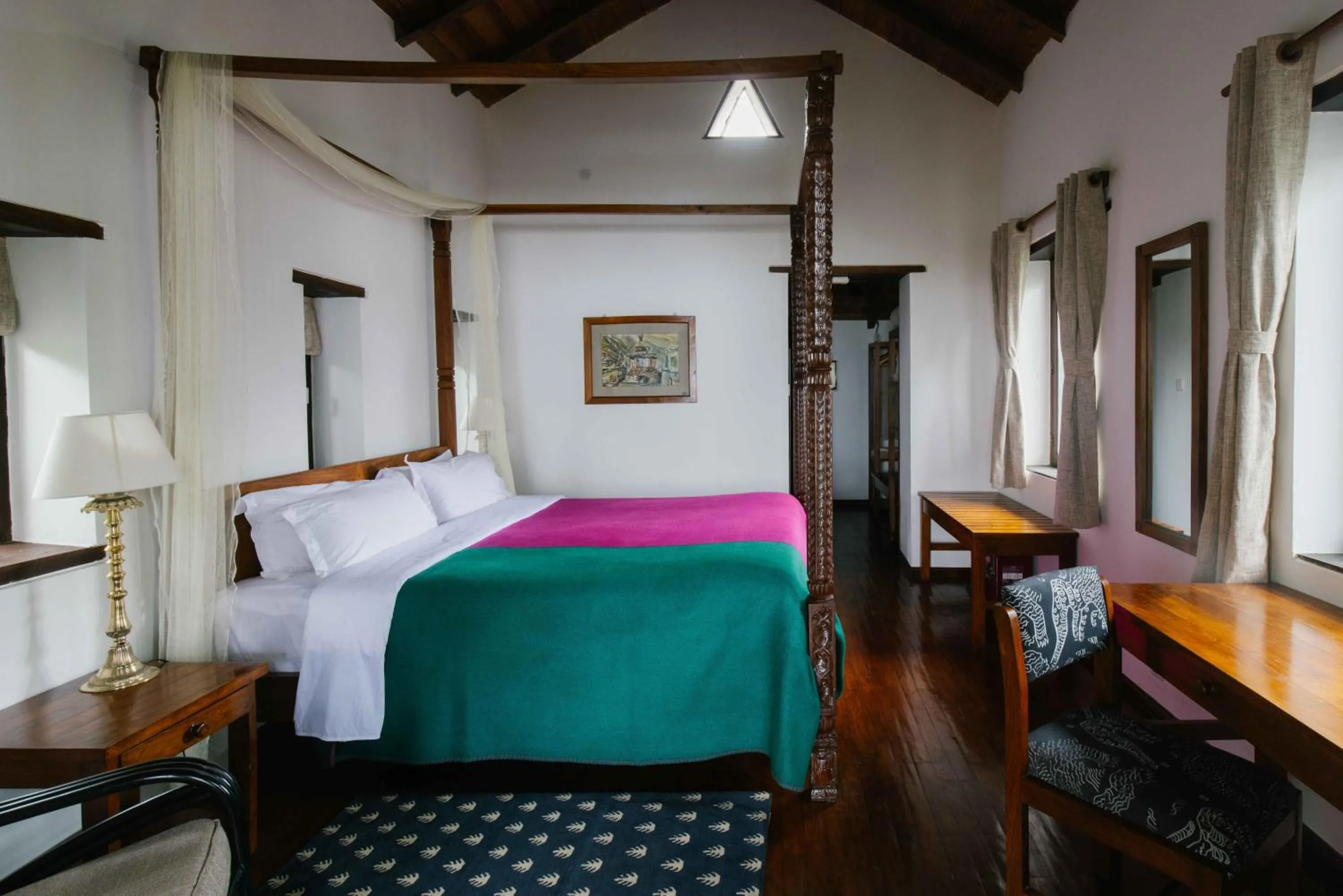 Photo of the whole room, Bed in Tiger Mountain Pokhara Lodge