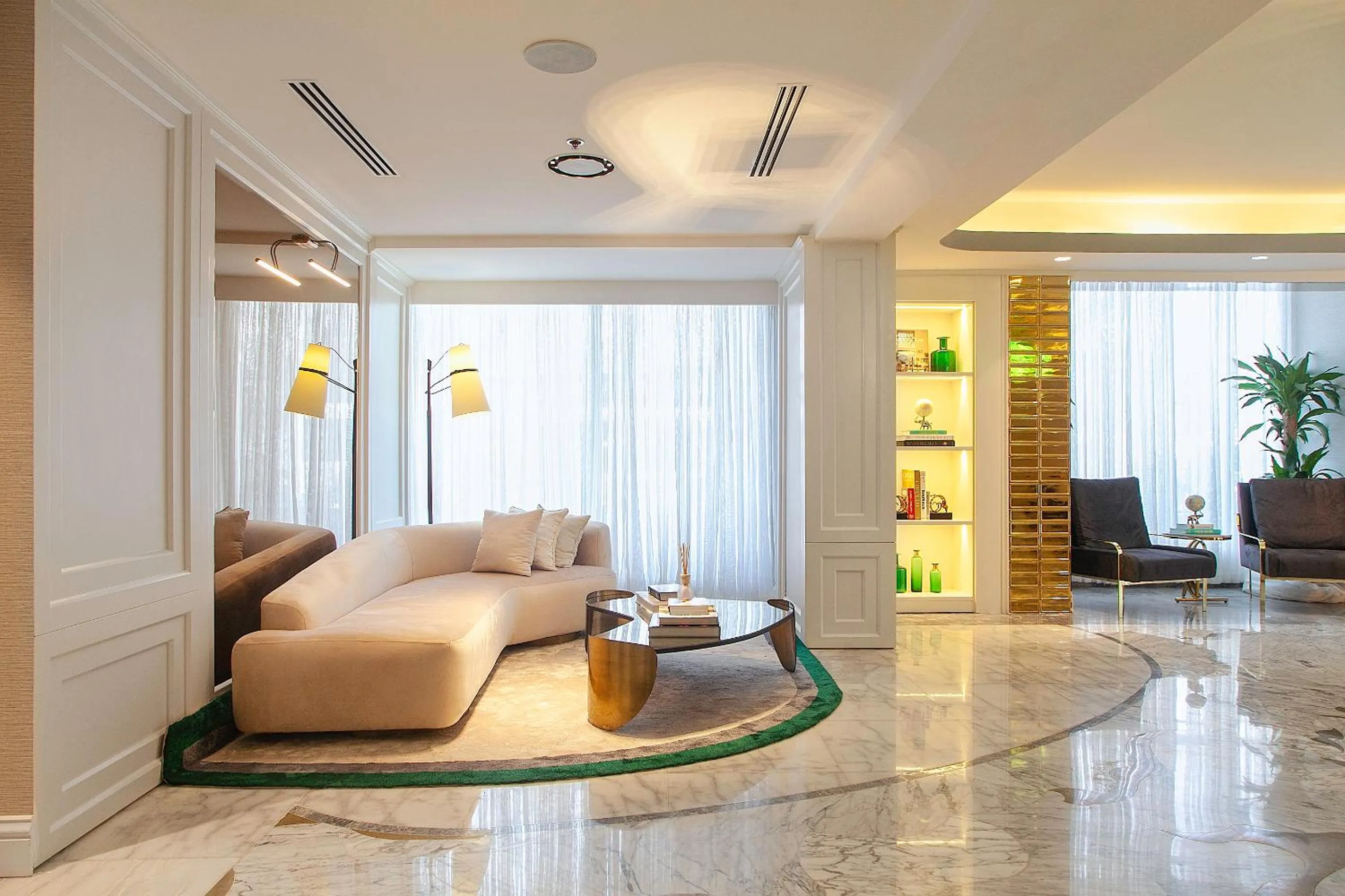 Seating area in The Delborough Lagos