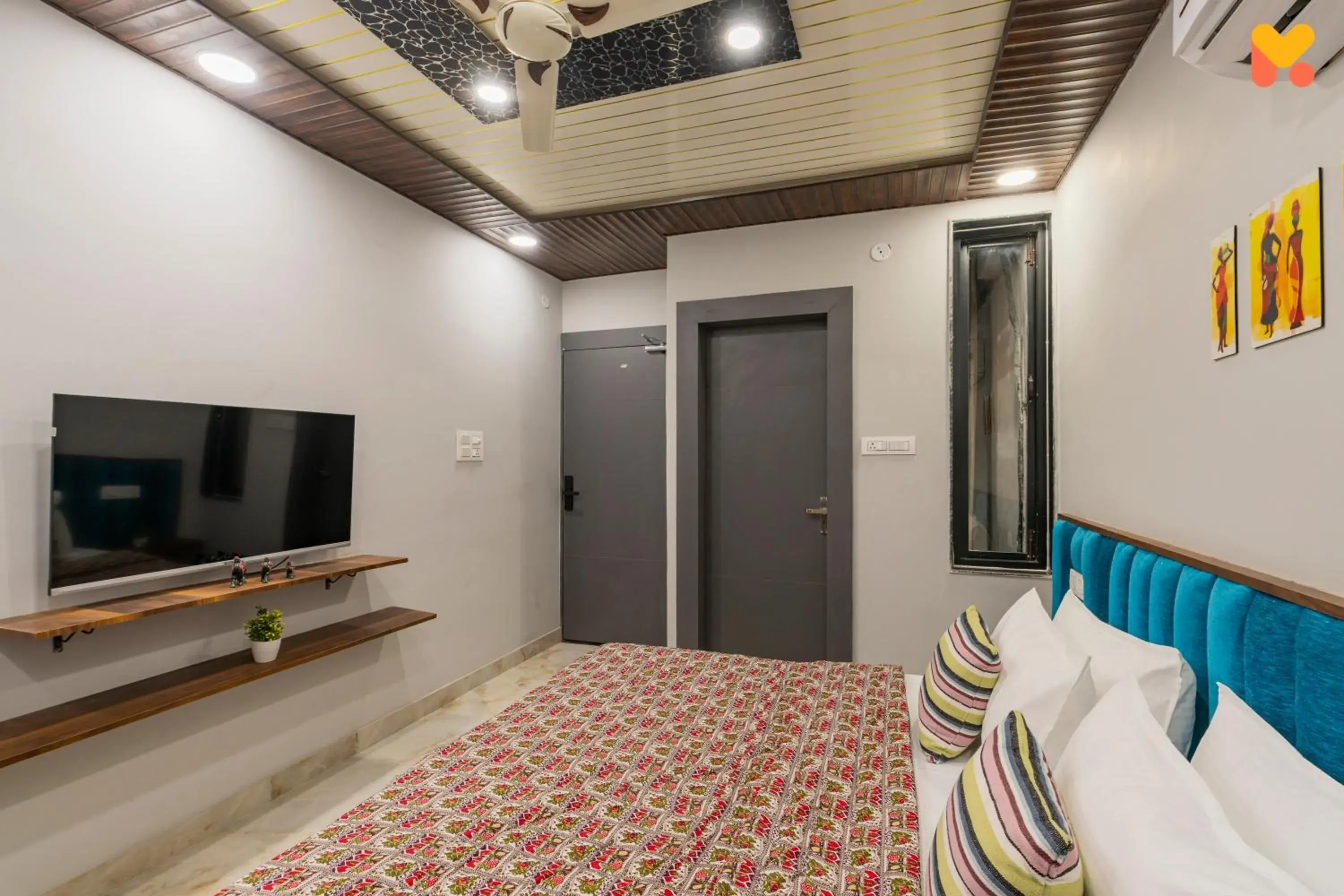 Deluxe Double Room in Madpackers Jaipur Deluxe Double Room in Madpackers Jaipur
