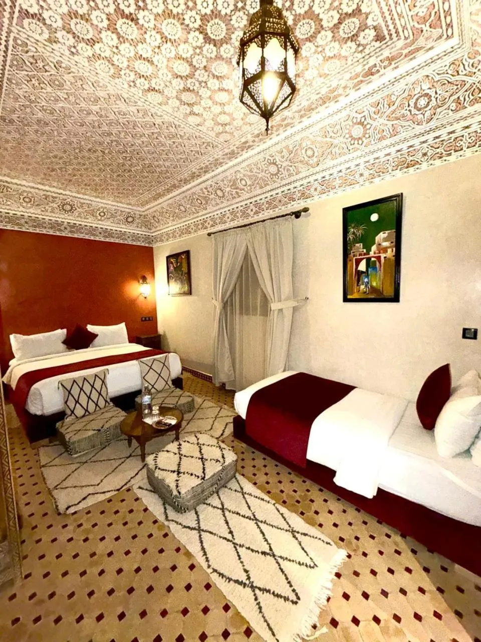 Bed in Riad Touhfa Kasbah Marrakech