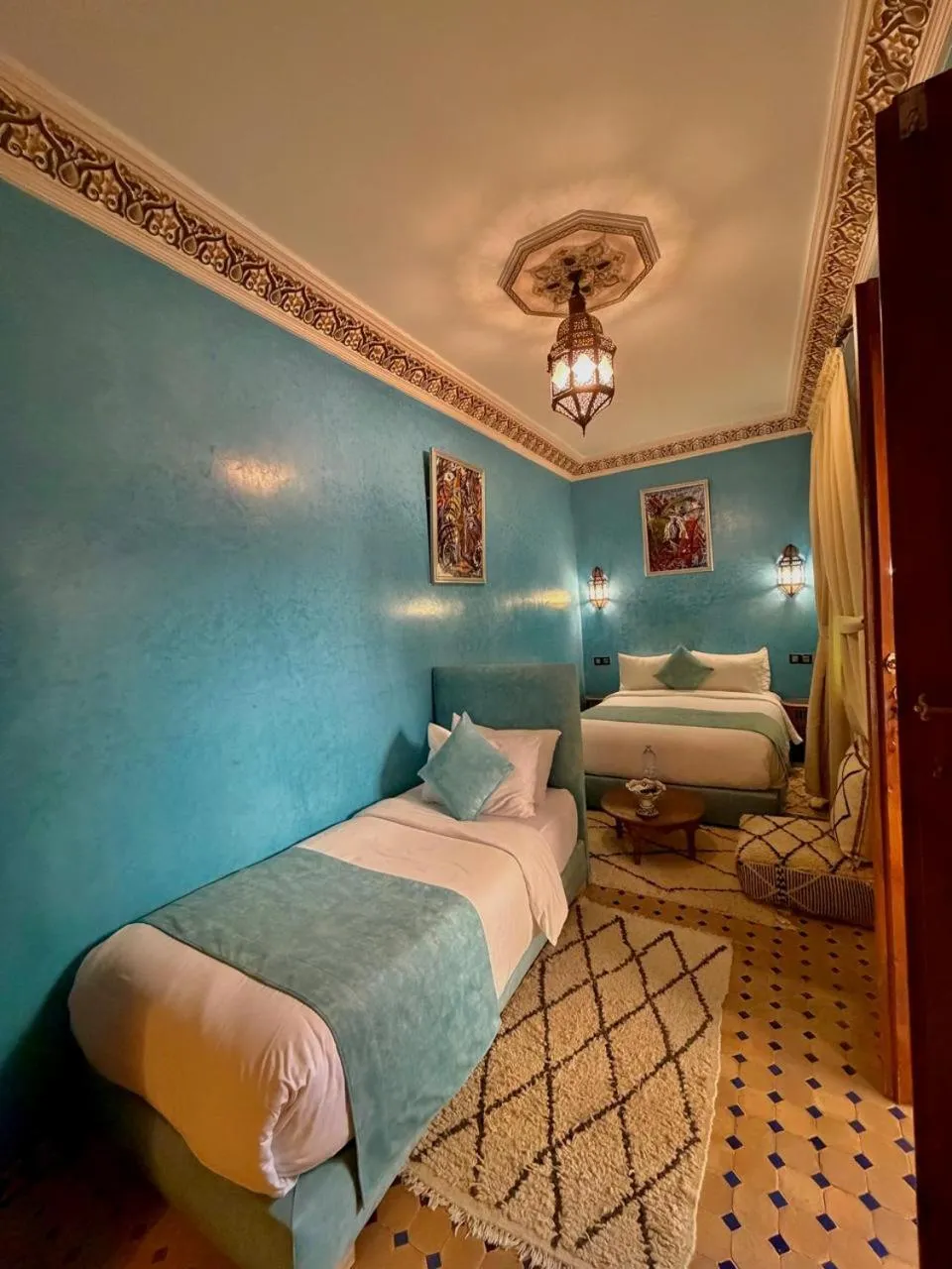 Bed in Riad Touhfa Kasbah Marrakech