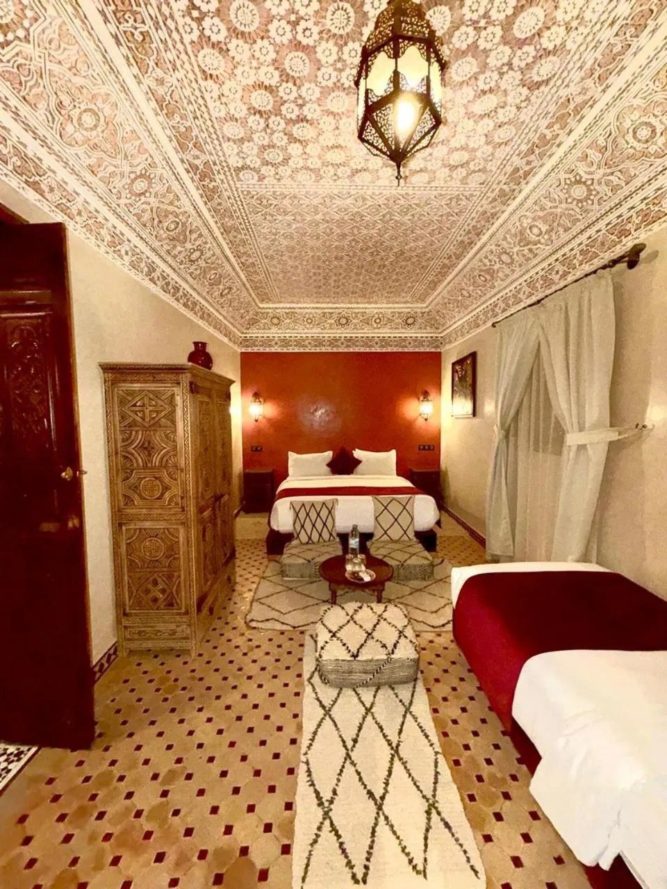 Bed in Riad Touhfa Kasbah Marrakech