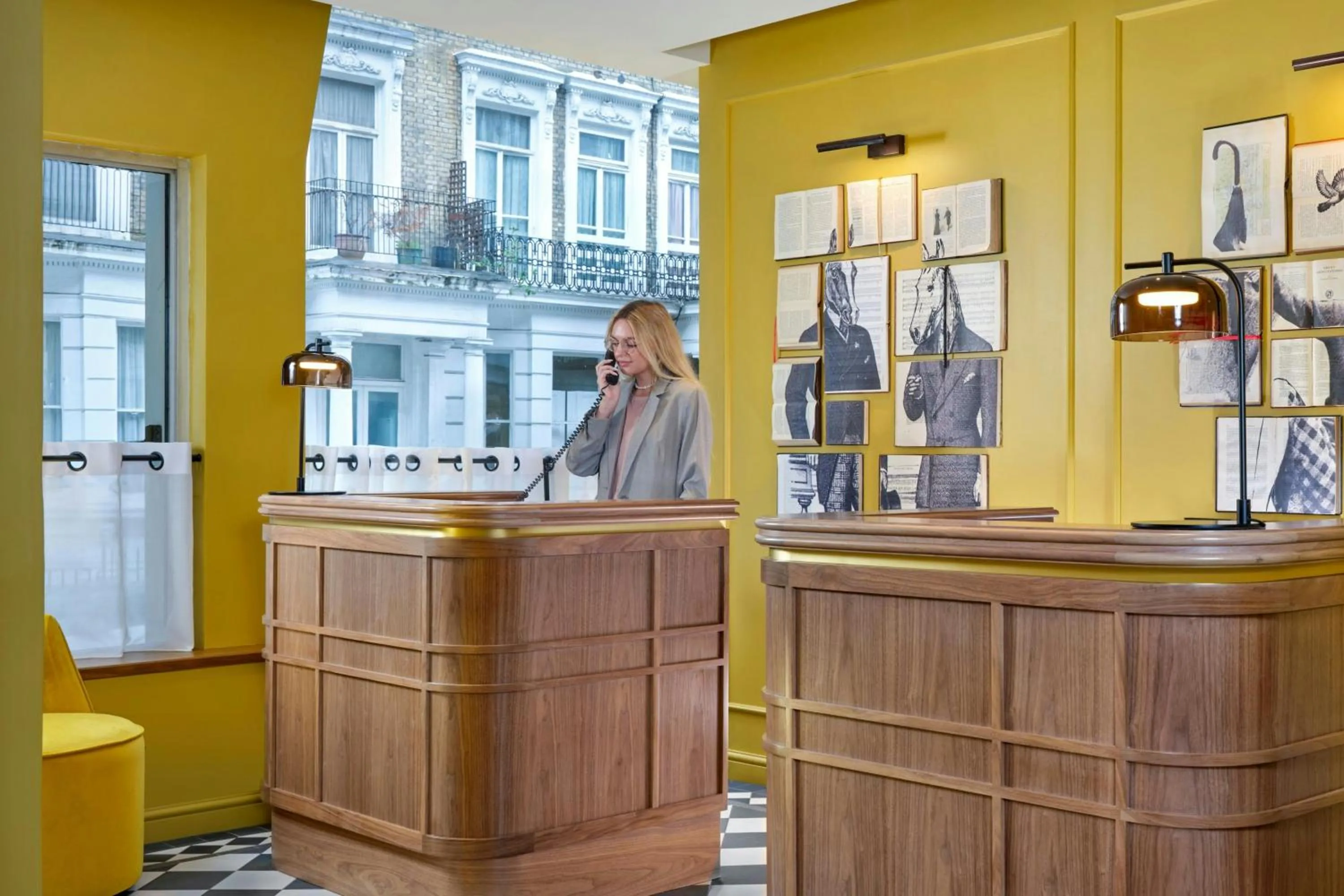 Lobby or reception in The Cura Hotel Kensington, London, a Tribute Portfolio Hotel