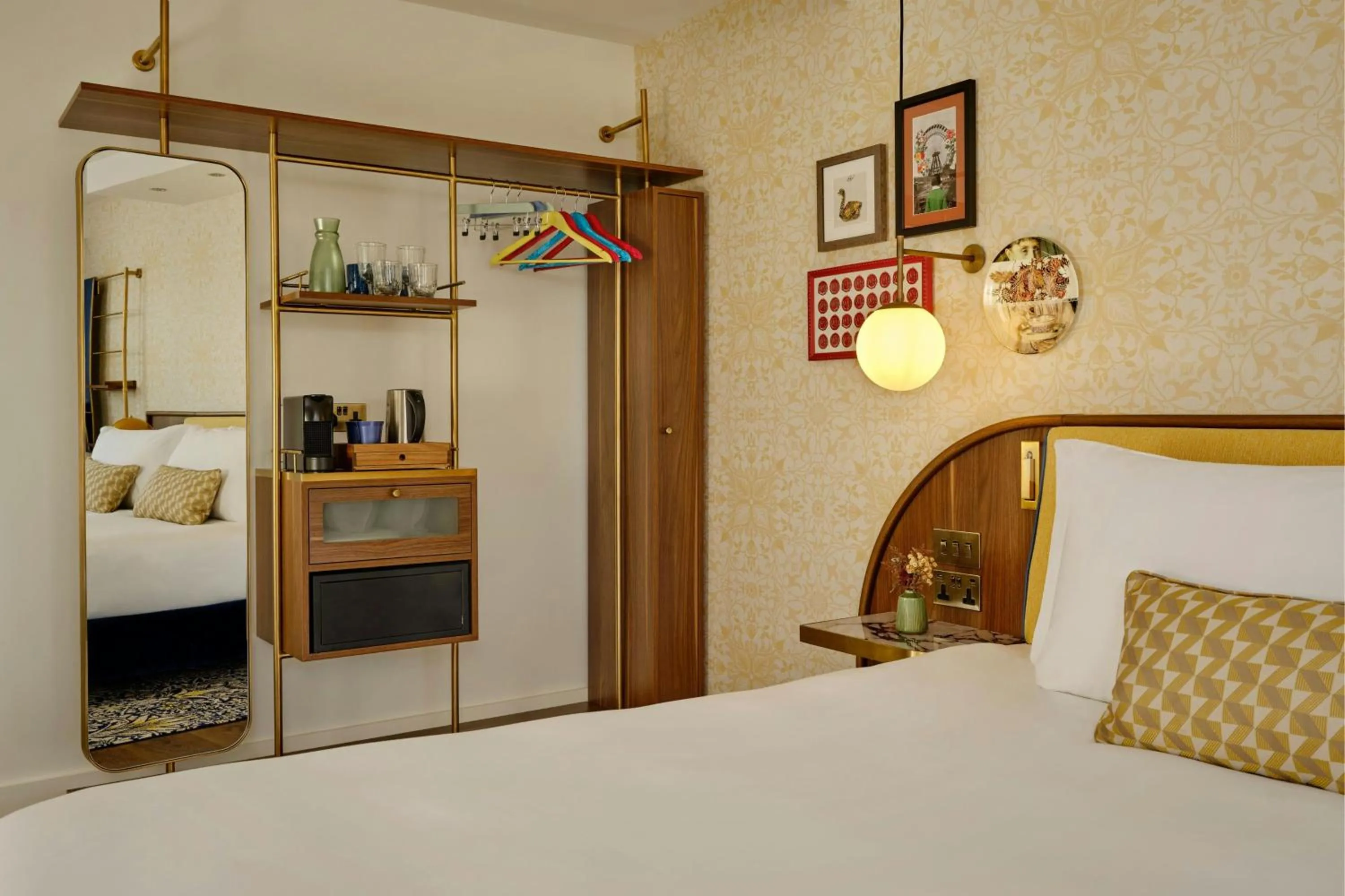 Photo of the whole room, Bed in The Cura Hotel Kensington, London, a Tribute Portfolio Hotel