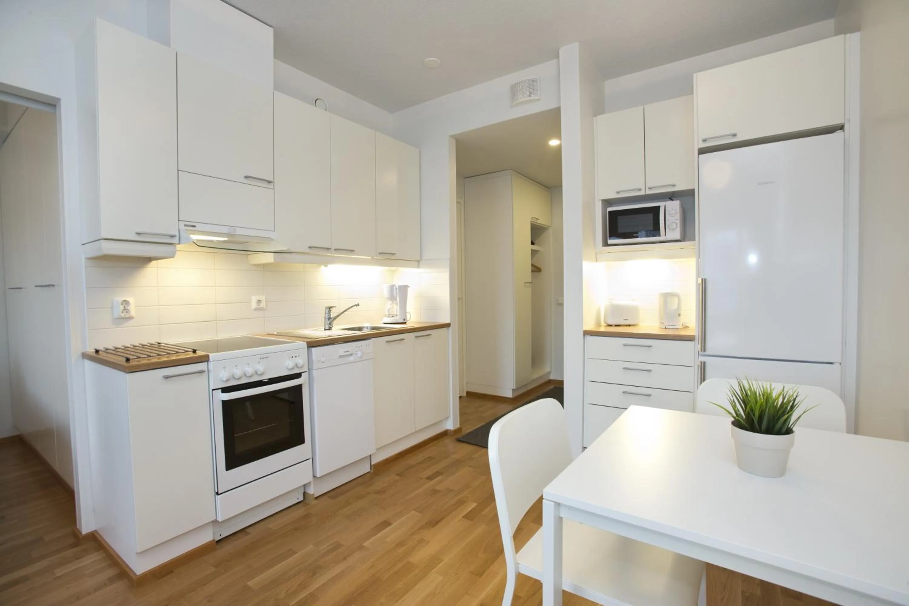 Coffee/tea facilities in Kotimaailma Apartments Rovaniemi