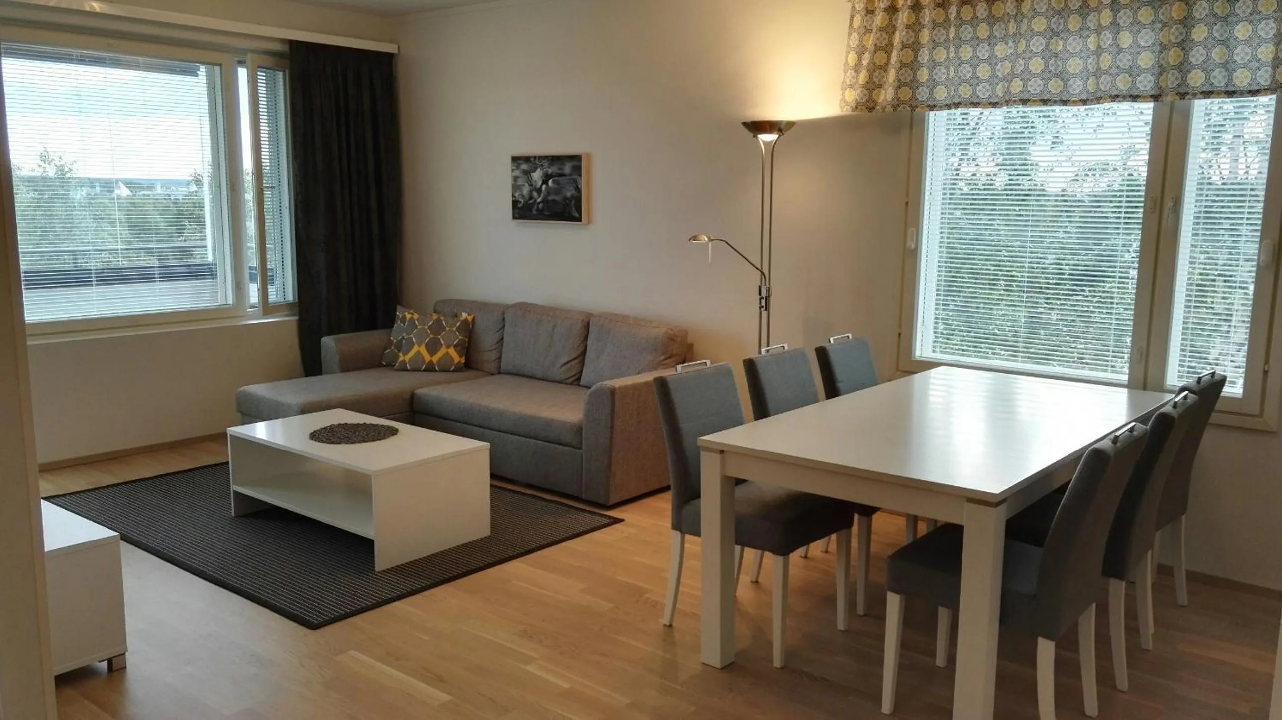 Living room in Kotimaailma Apartments Rovaniemi