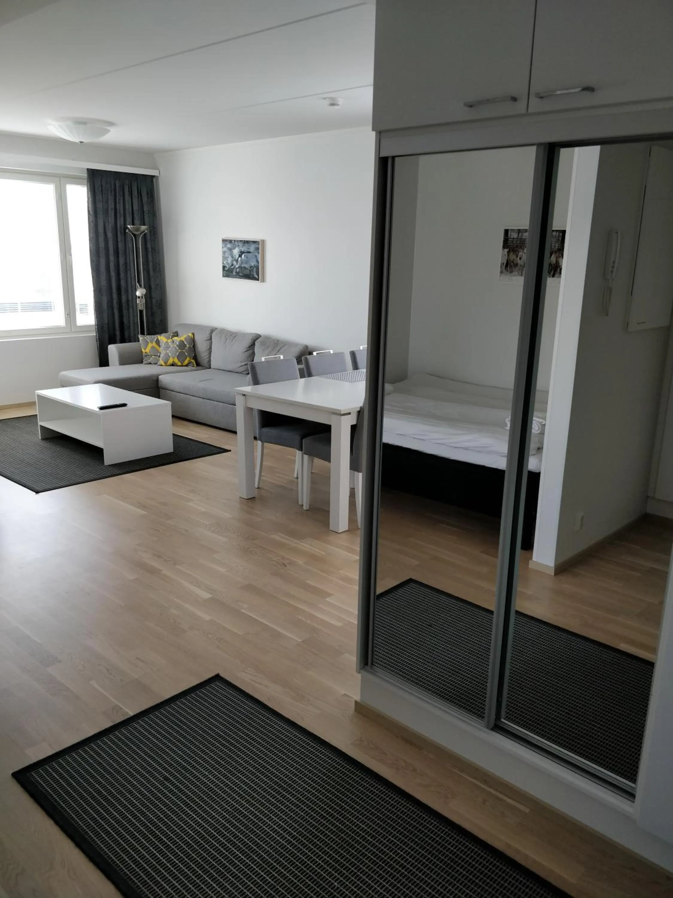 Living room in Kotimaailma Apartments Rovaniemi