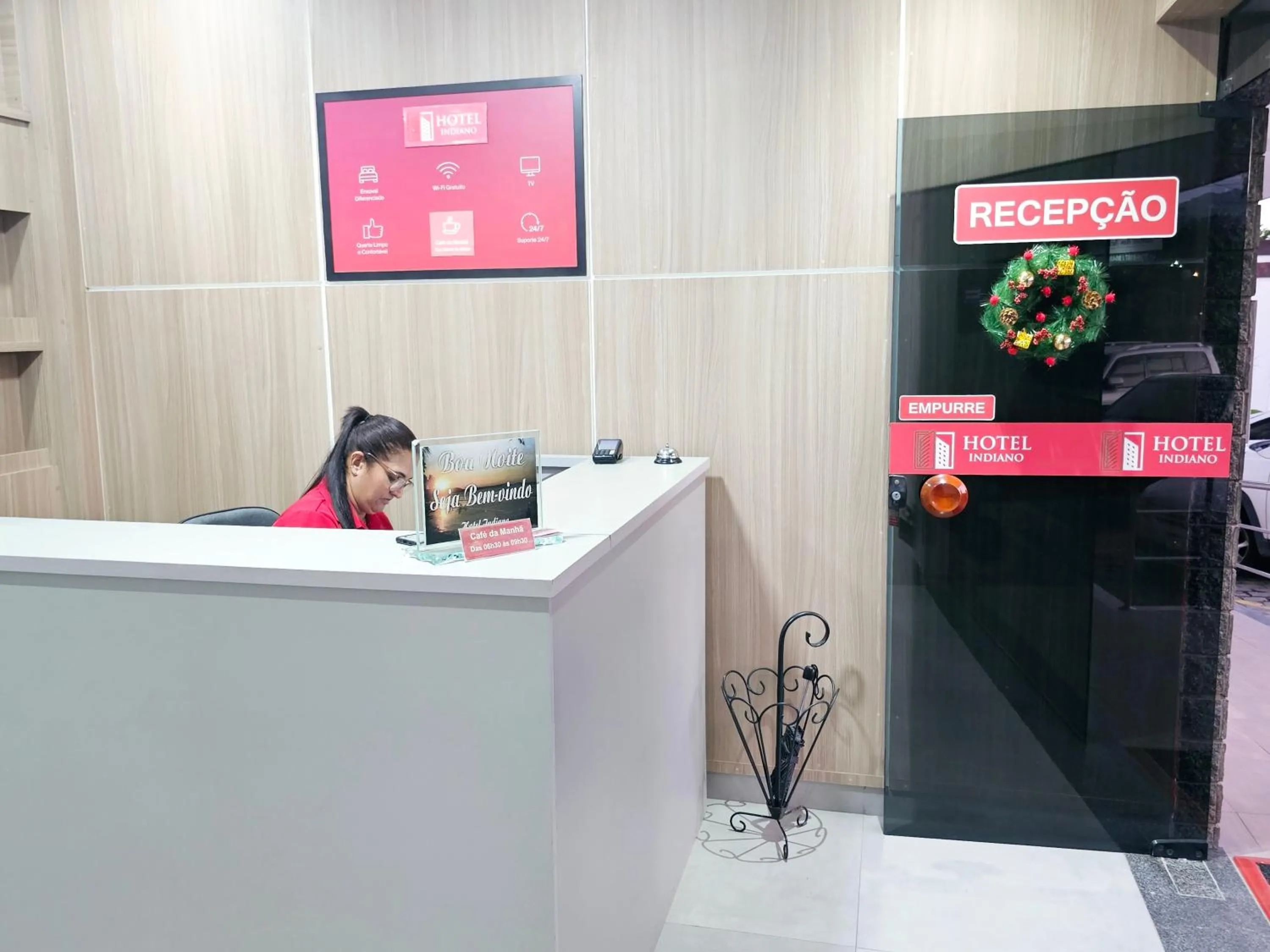 Lobby or reception in HOTEL INDIANO