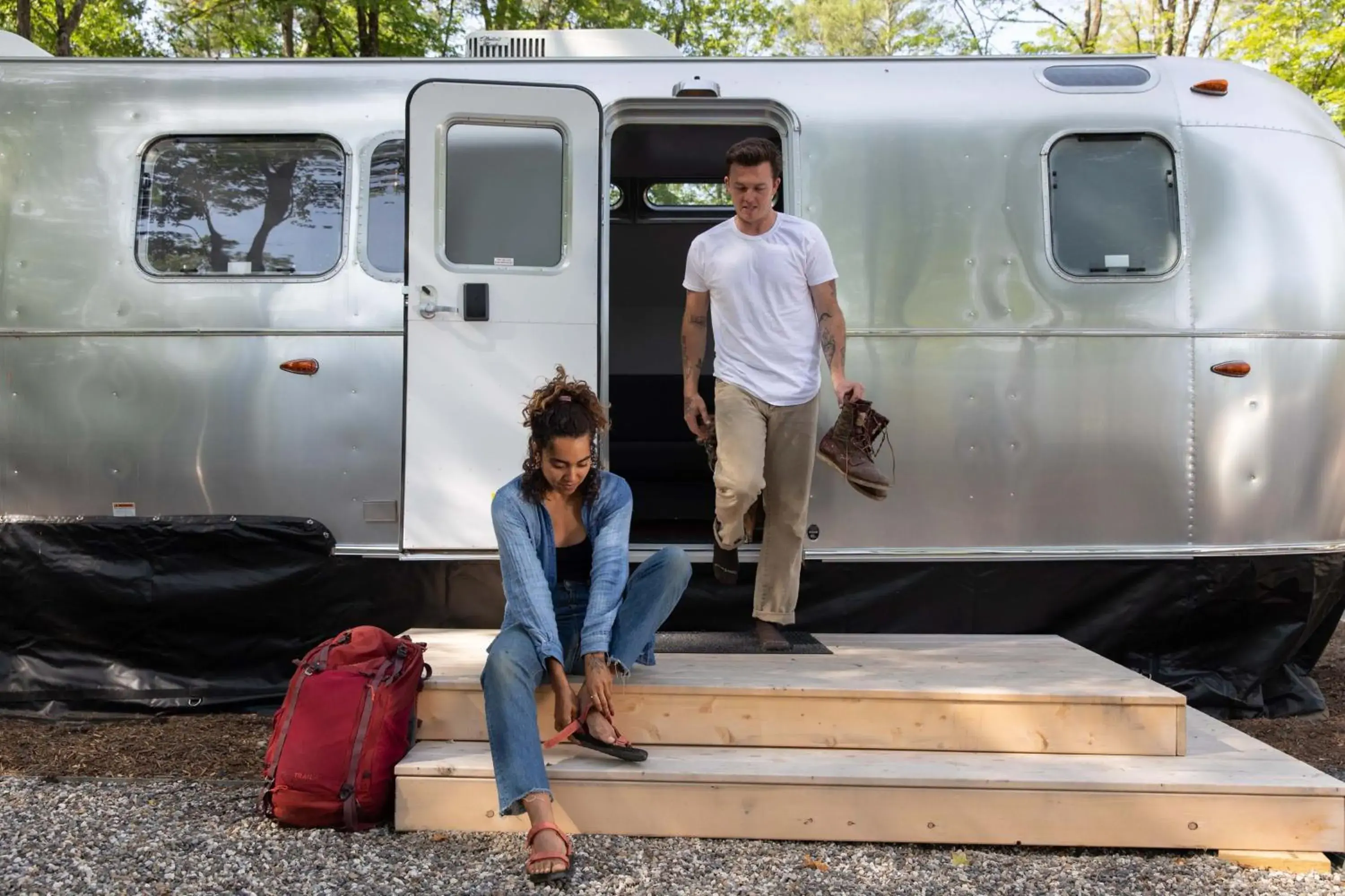 Deluxe Queen Room in AutoCamp Asheville Deluxe Queen Room in AutoCamp Asheville