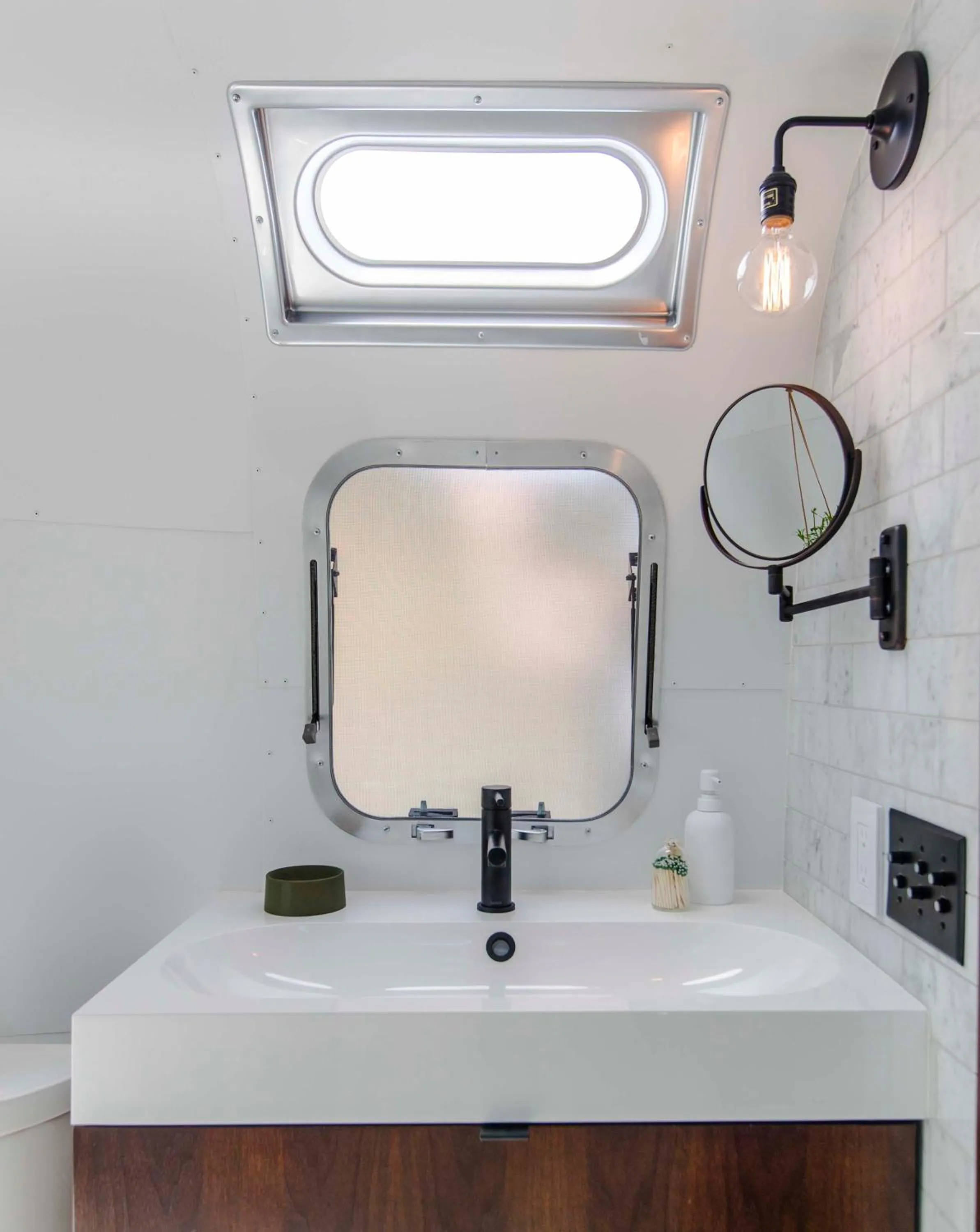 Bathroom in AutoCamp Asheville