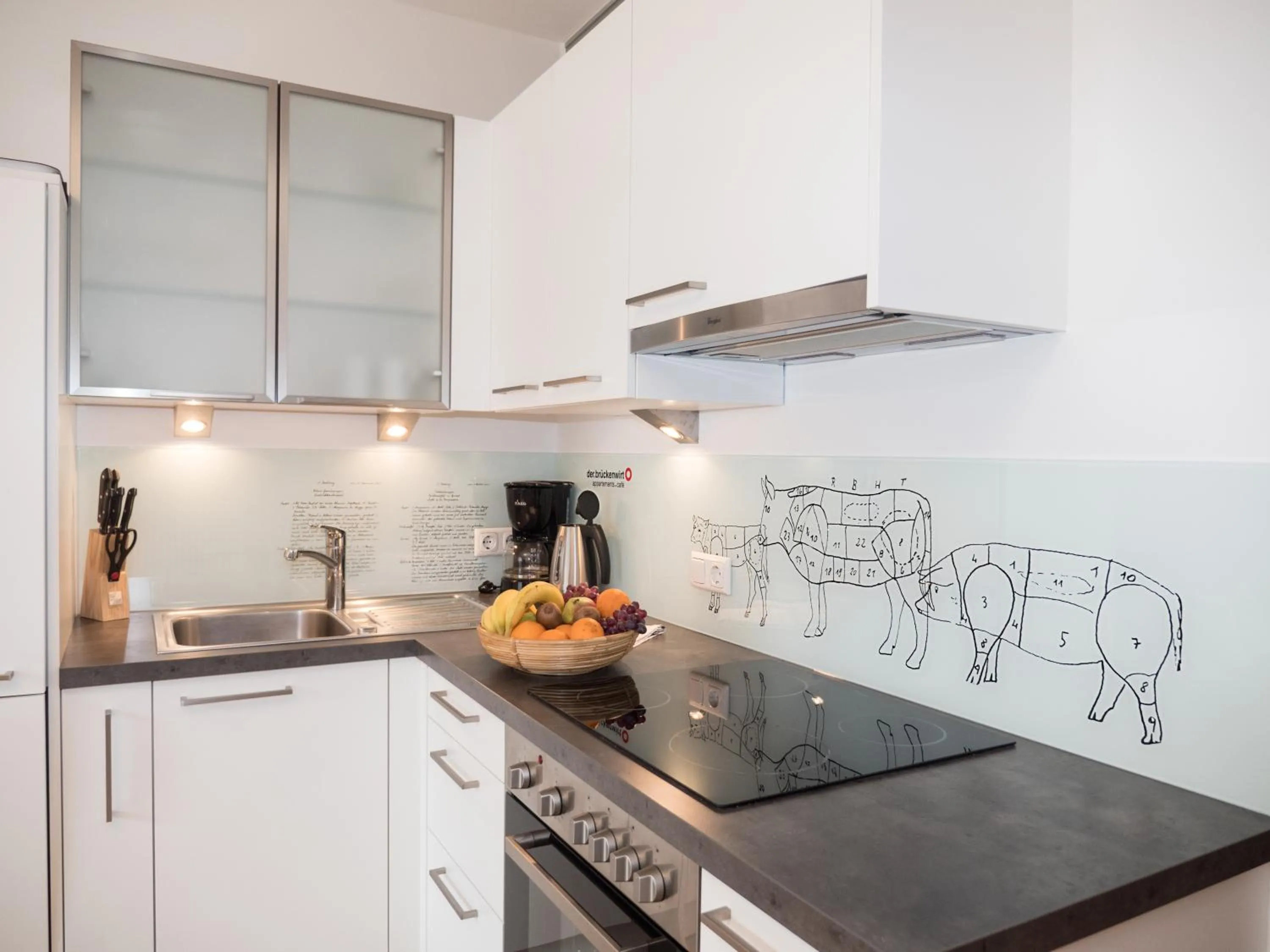 Kitchen or kitchenette in Der Brückenwirt