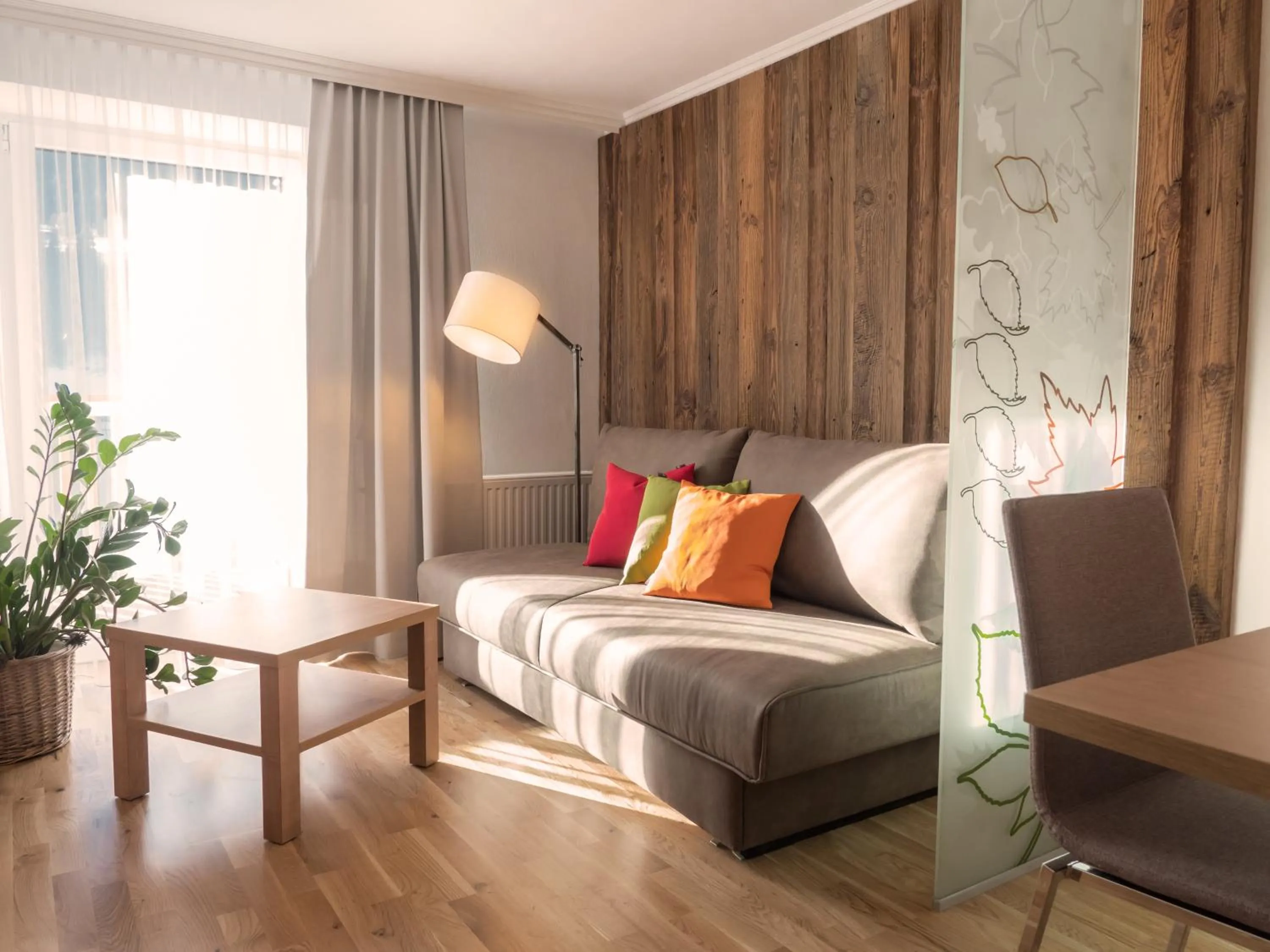 Living room, Bed in Der Brückenwirt