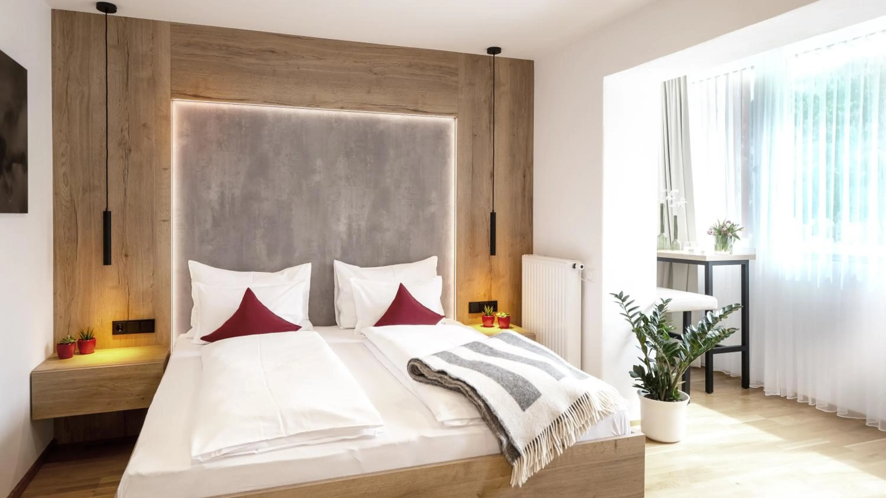 Bedroom, Bed in Der Brückenwirt