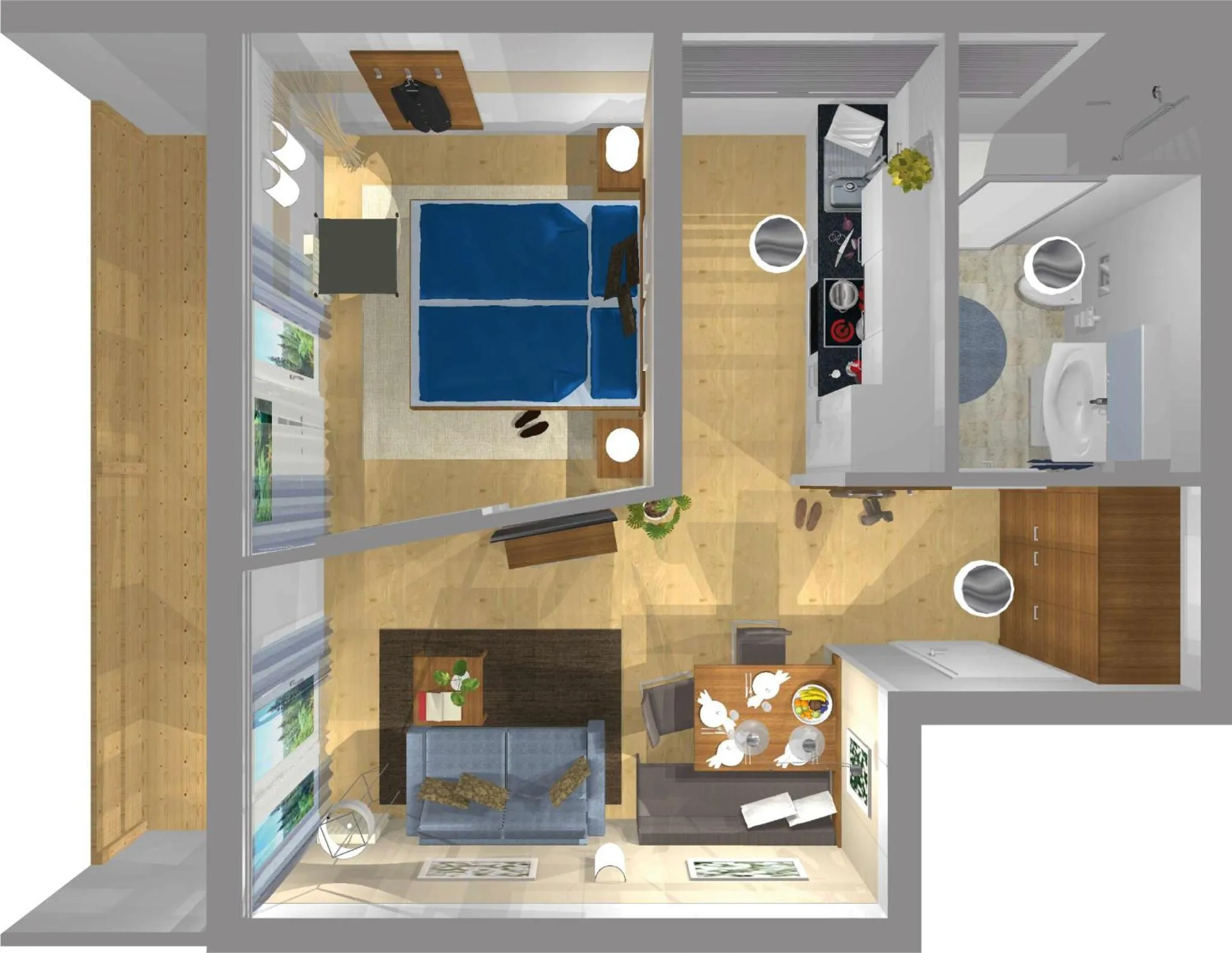 Floor plan in Der Brückenwirt
