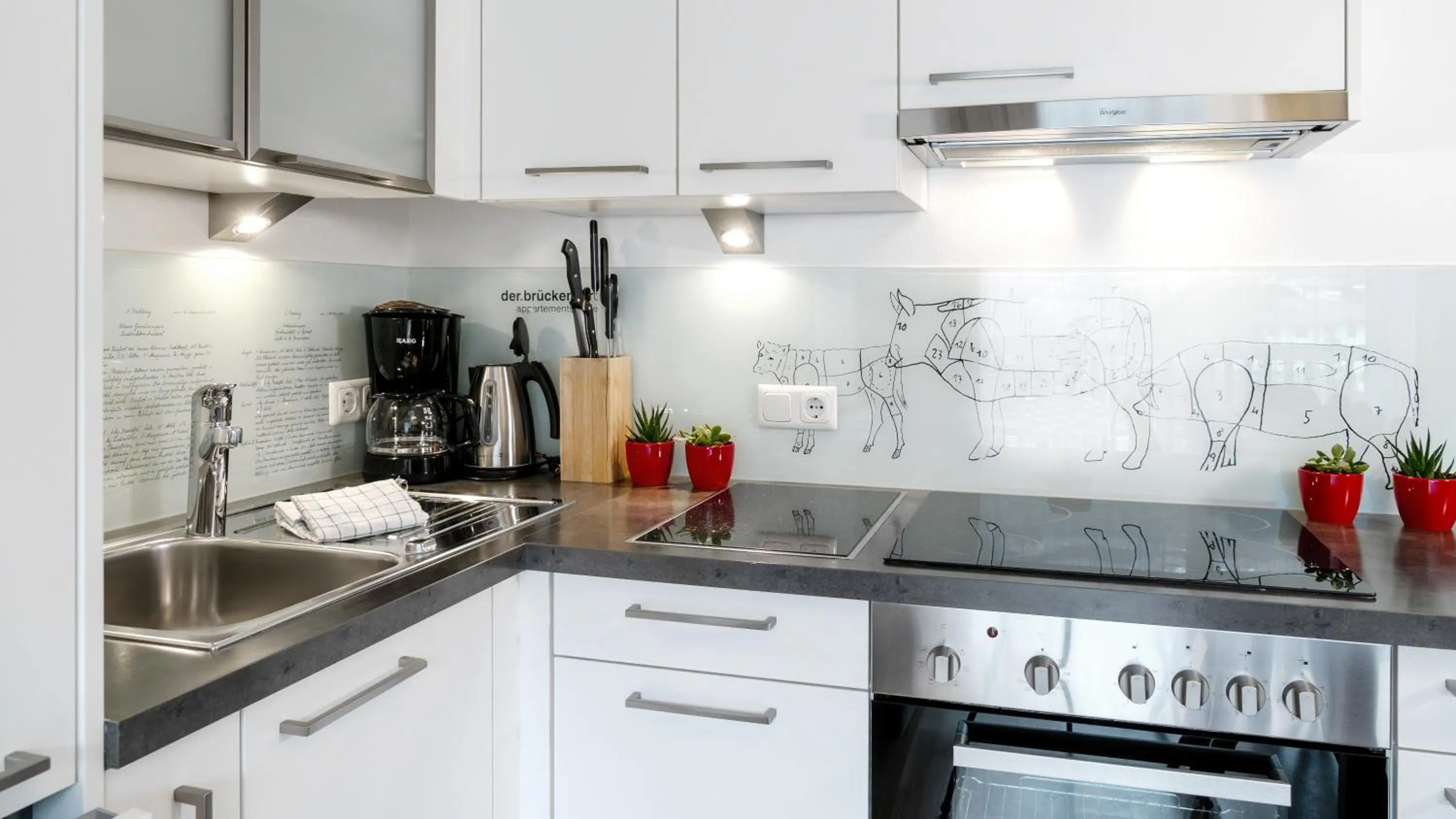 Kitchen or kitchenette in Der Brückenwirt