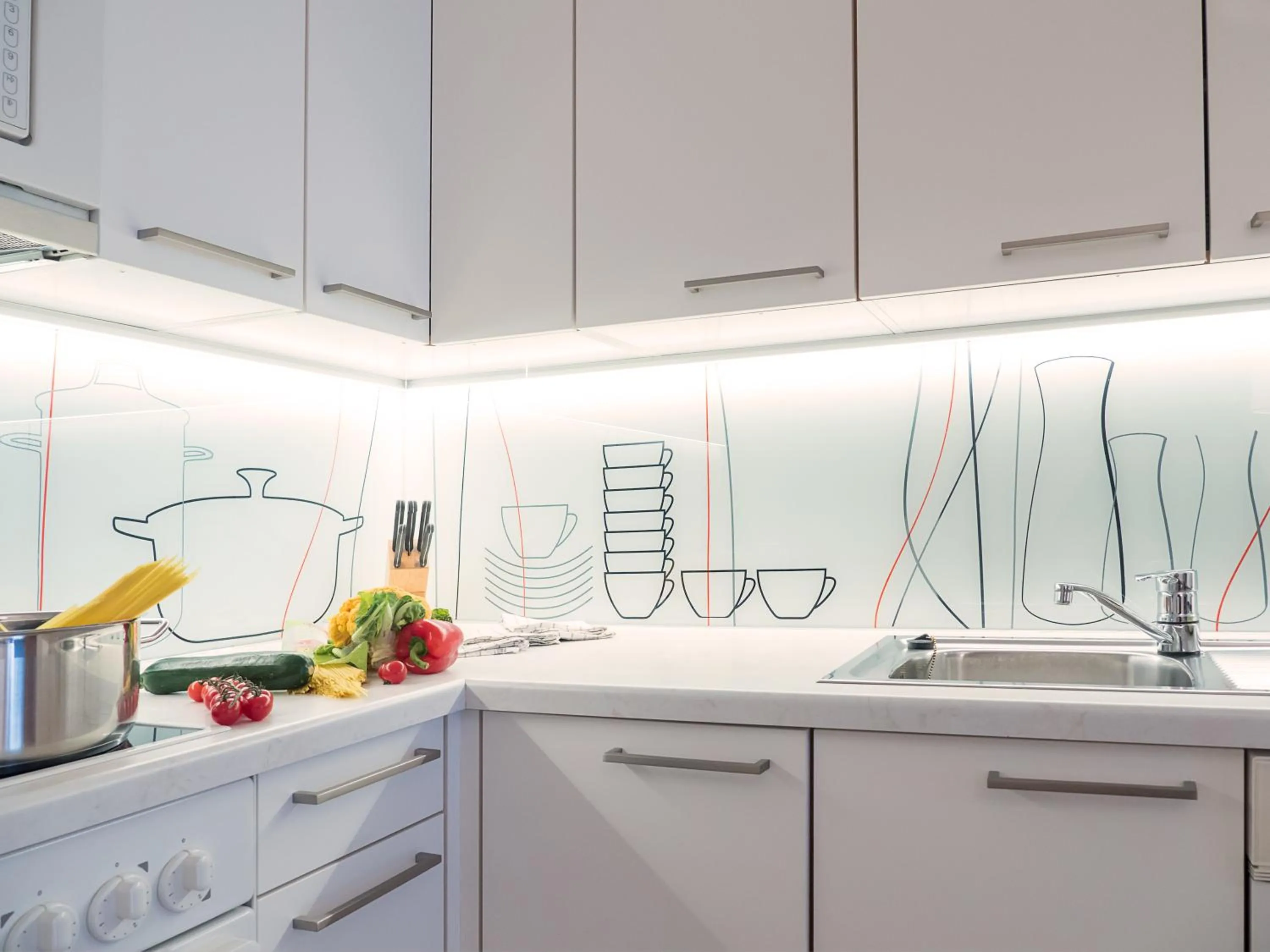 Kitchen or kitchenette in Der Brückenwirt