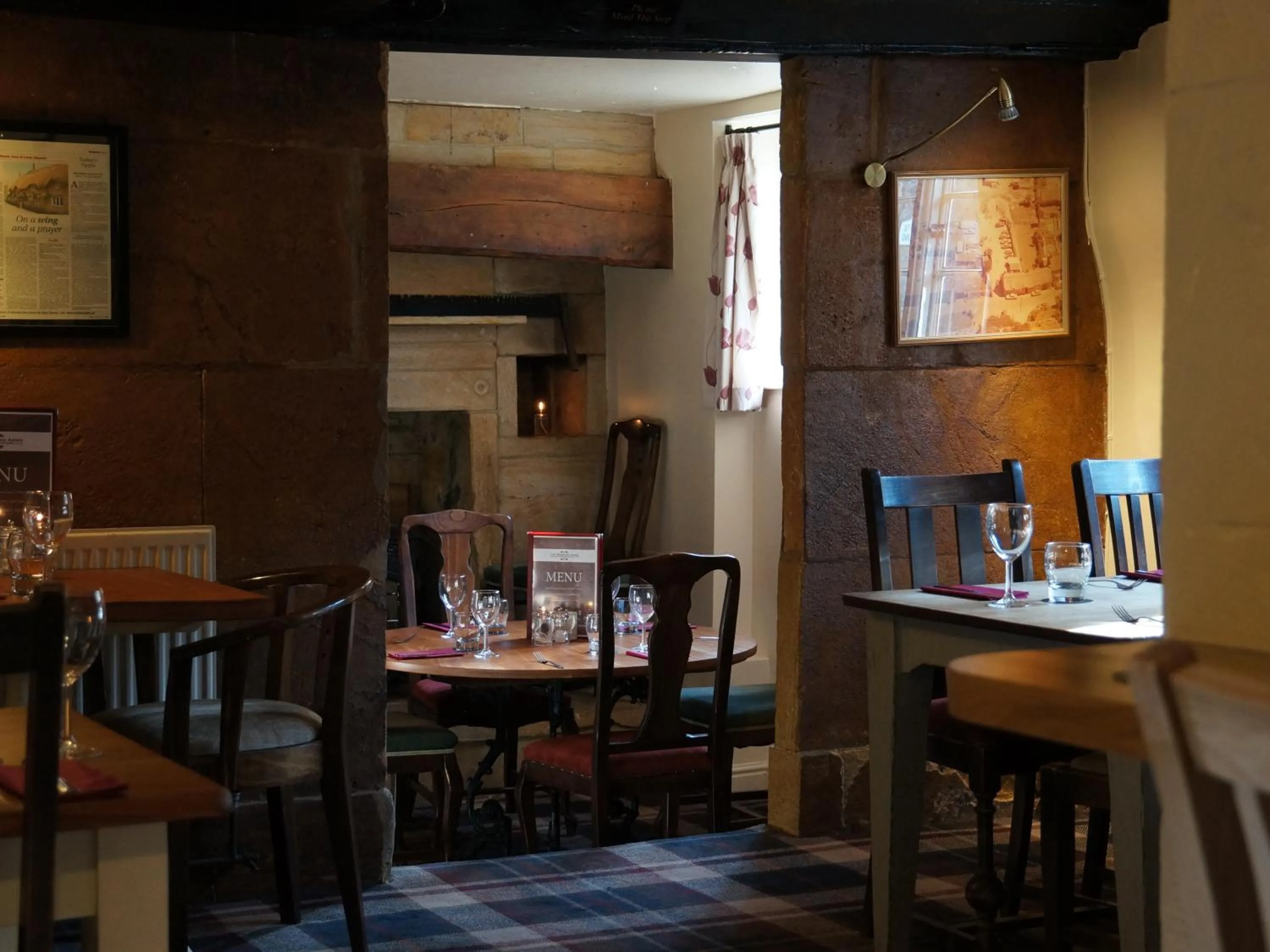 Dining area in The Masons Arms
