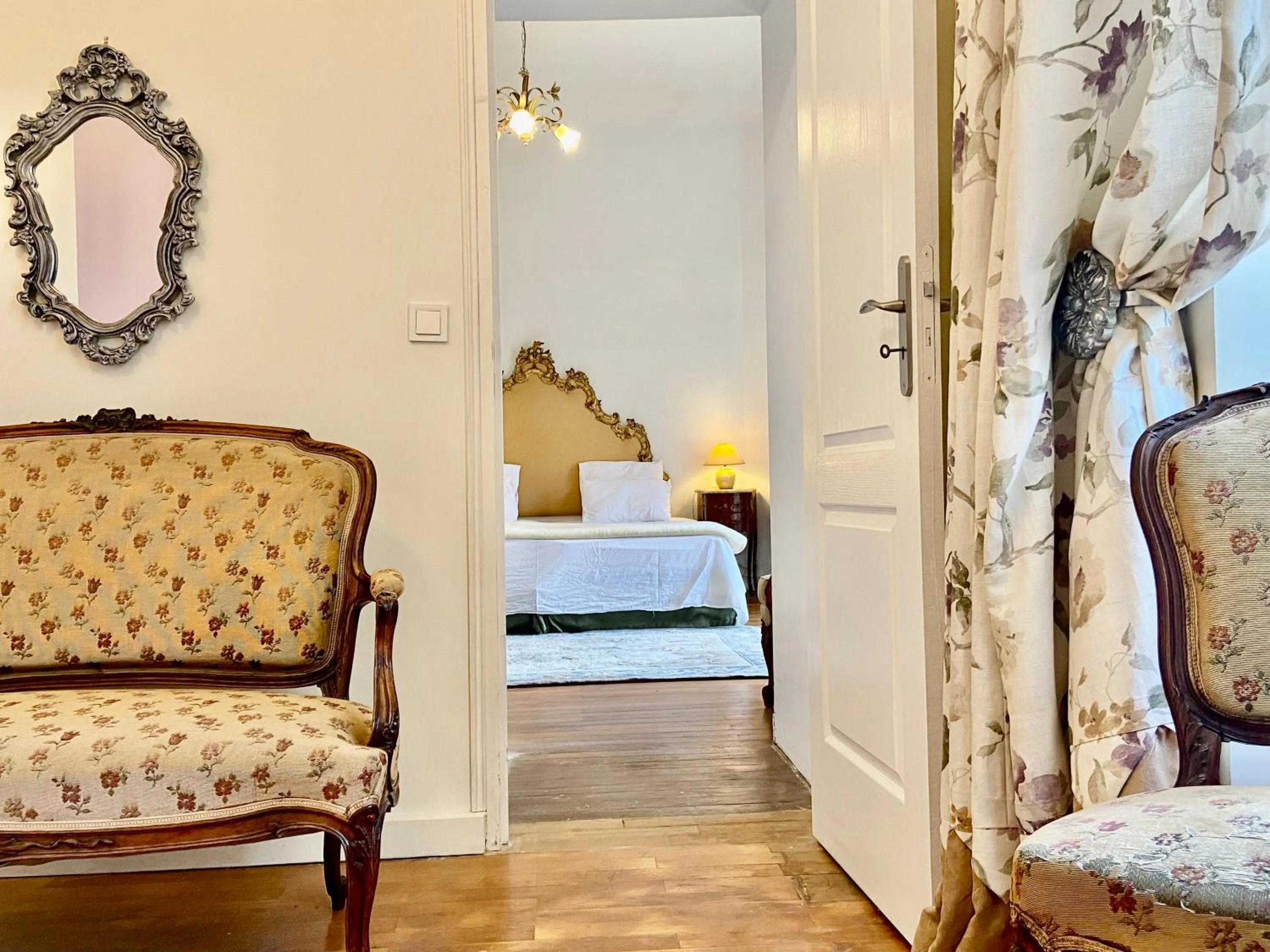 Bed in Château La Bainerie