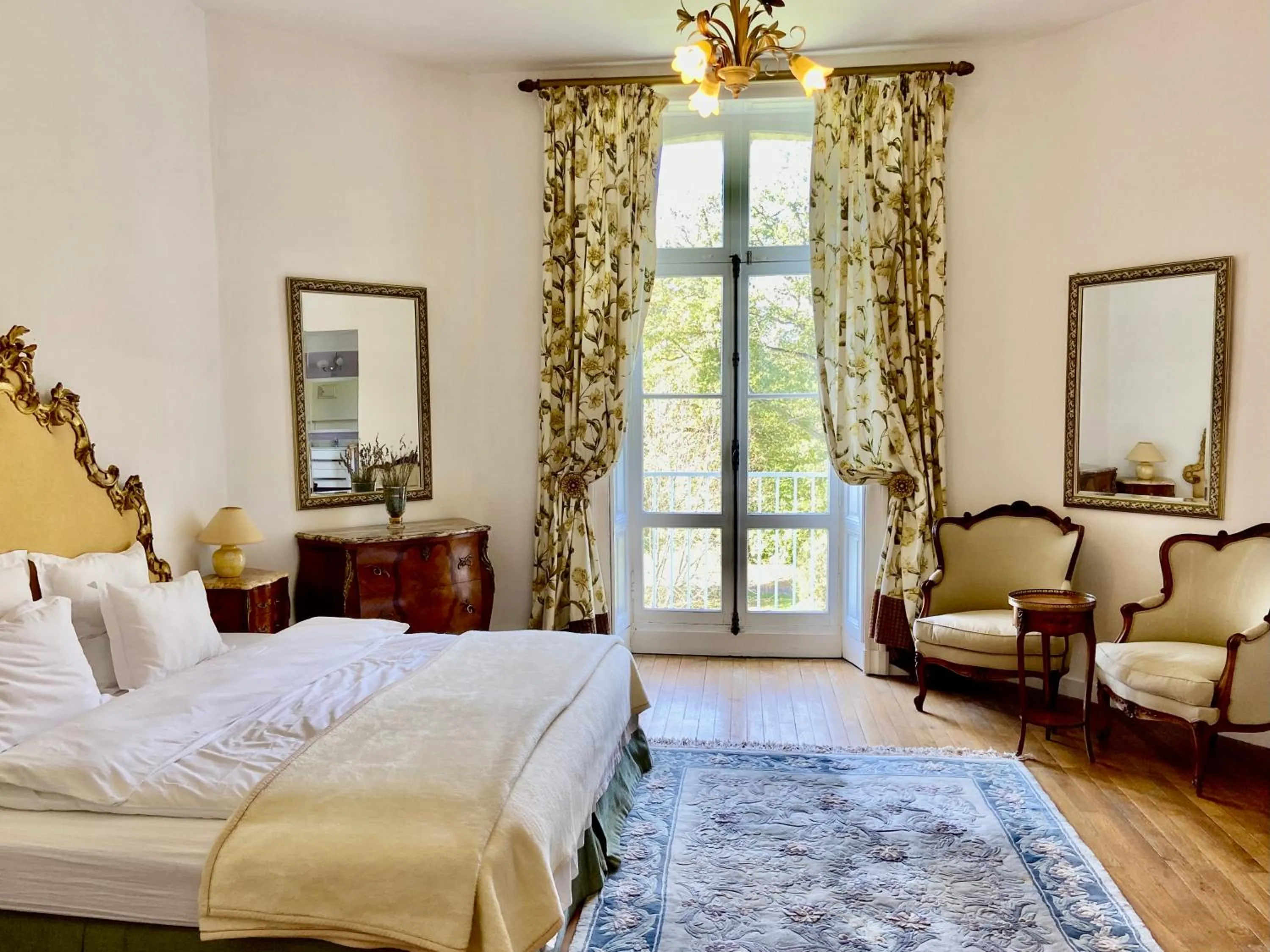 Bed in Château La Bainerie