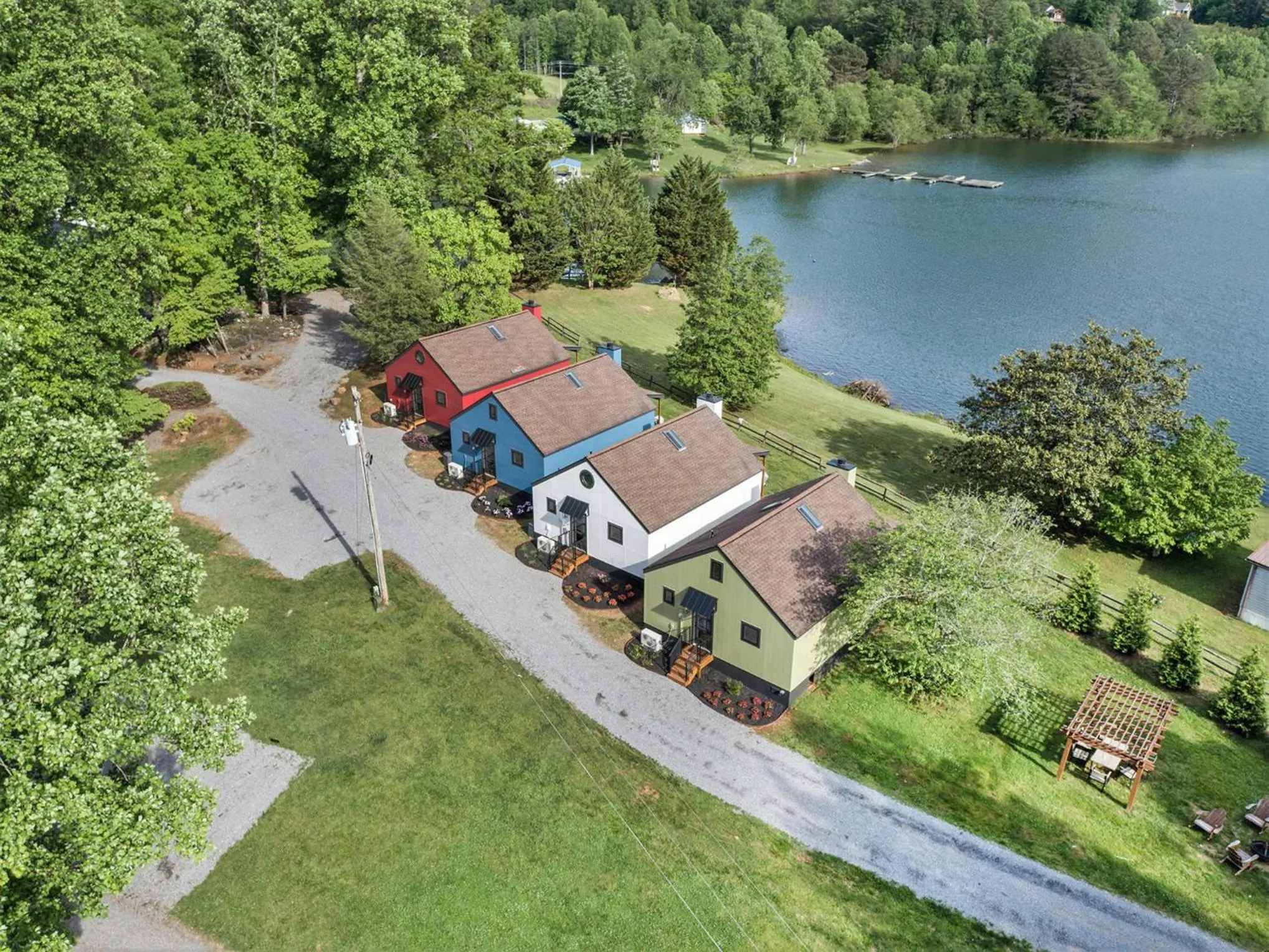 Lake view in Tranquille Resort