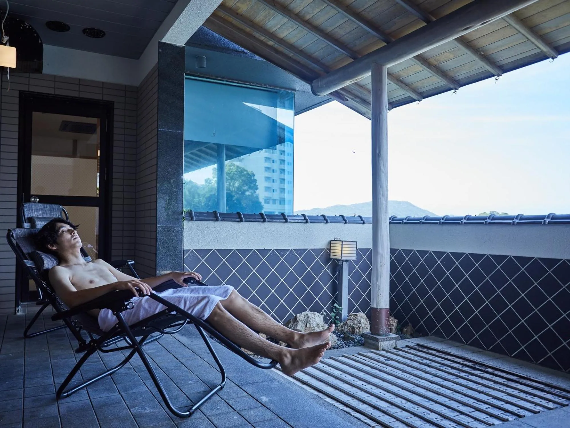 Sauna in Oyado Andon Toba