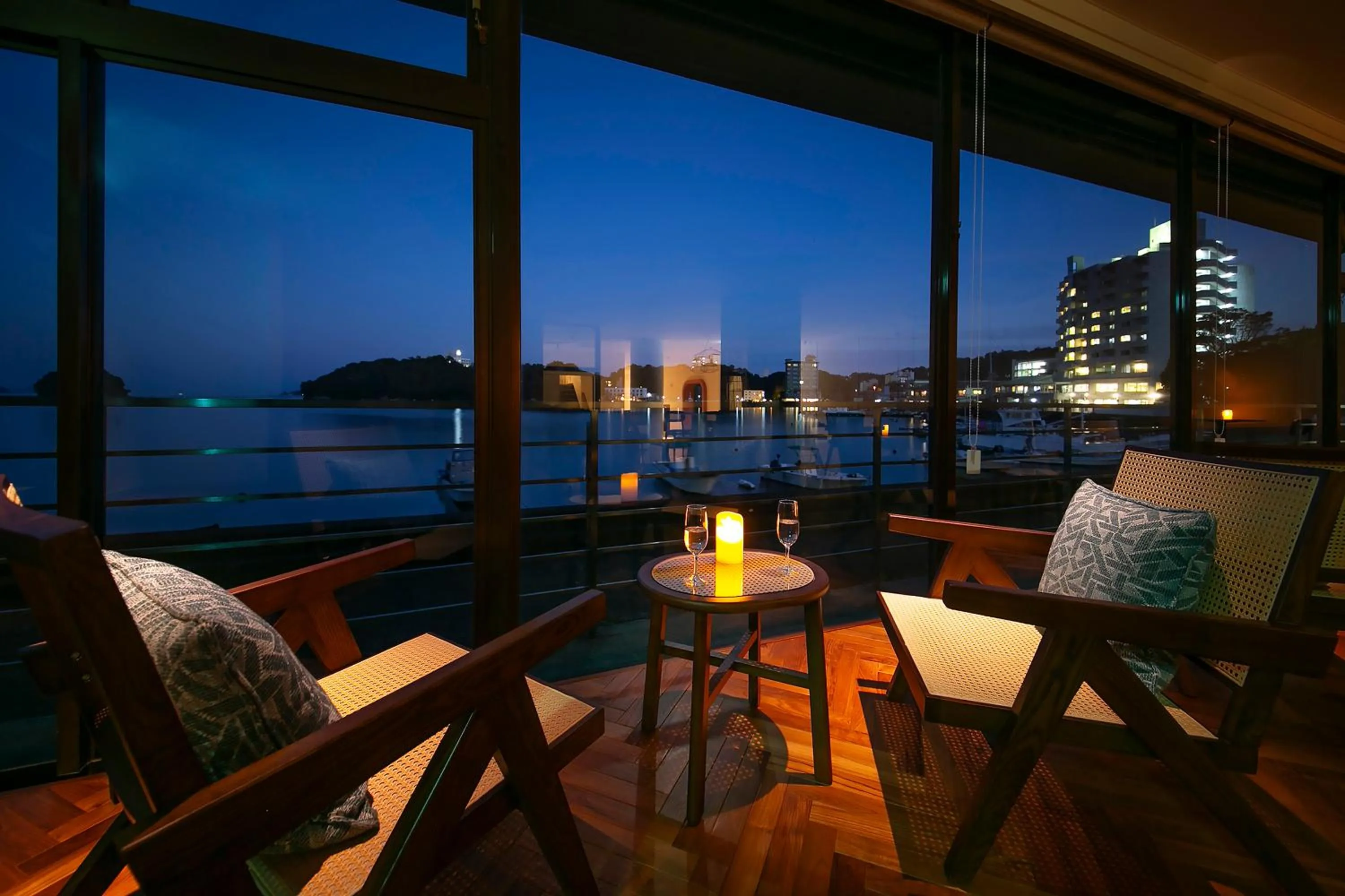 Lounge or bar in Oyado Andon Toba