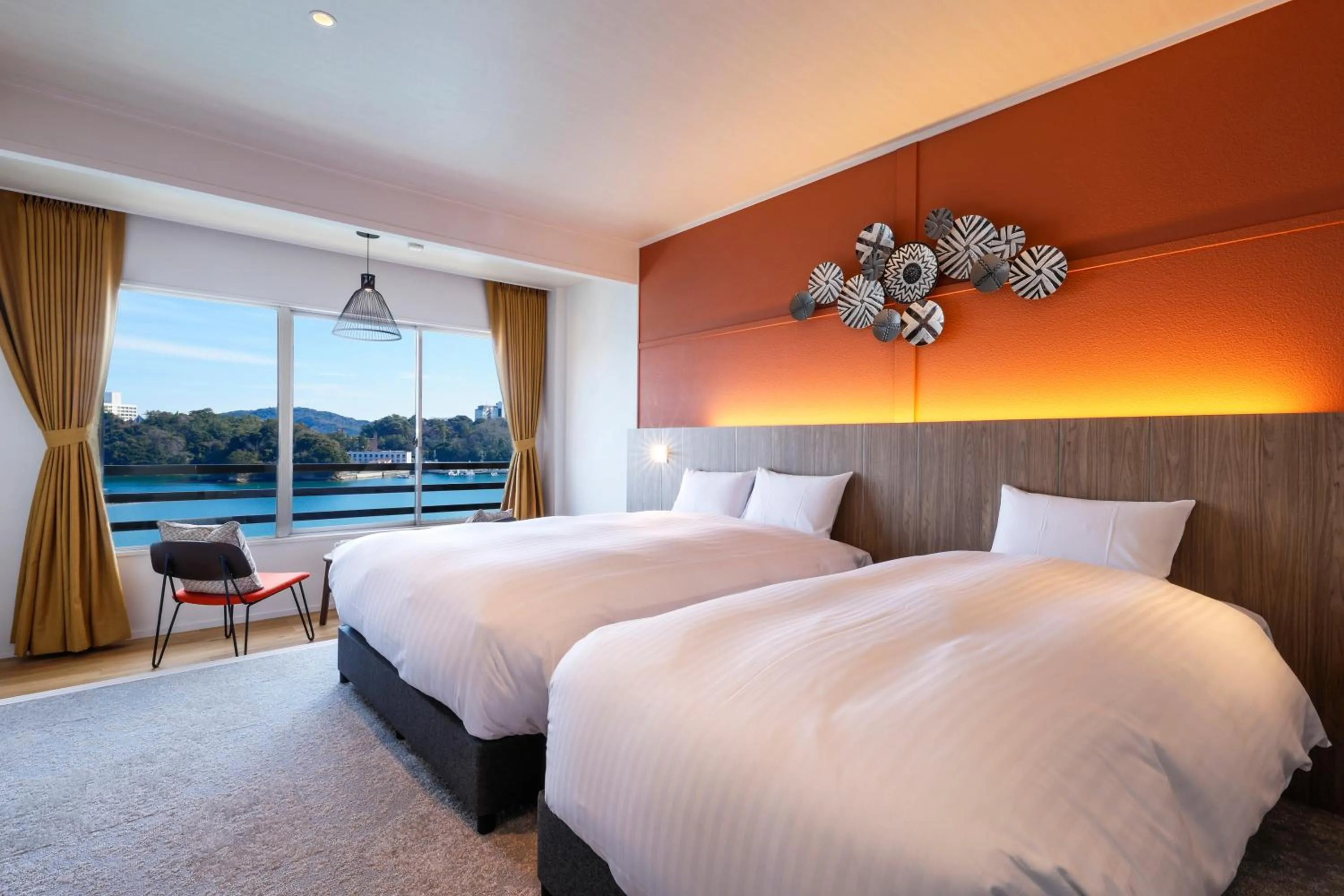 Photo of the whole room, Bed in Oyado Andon Toba