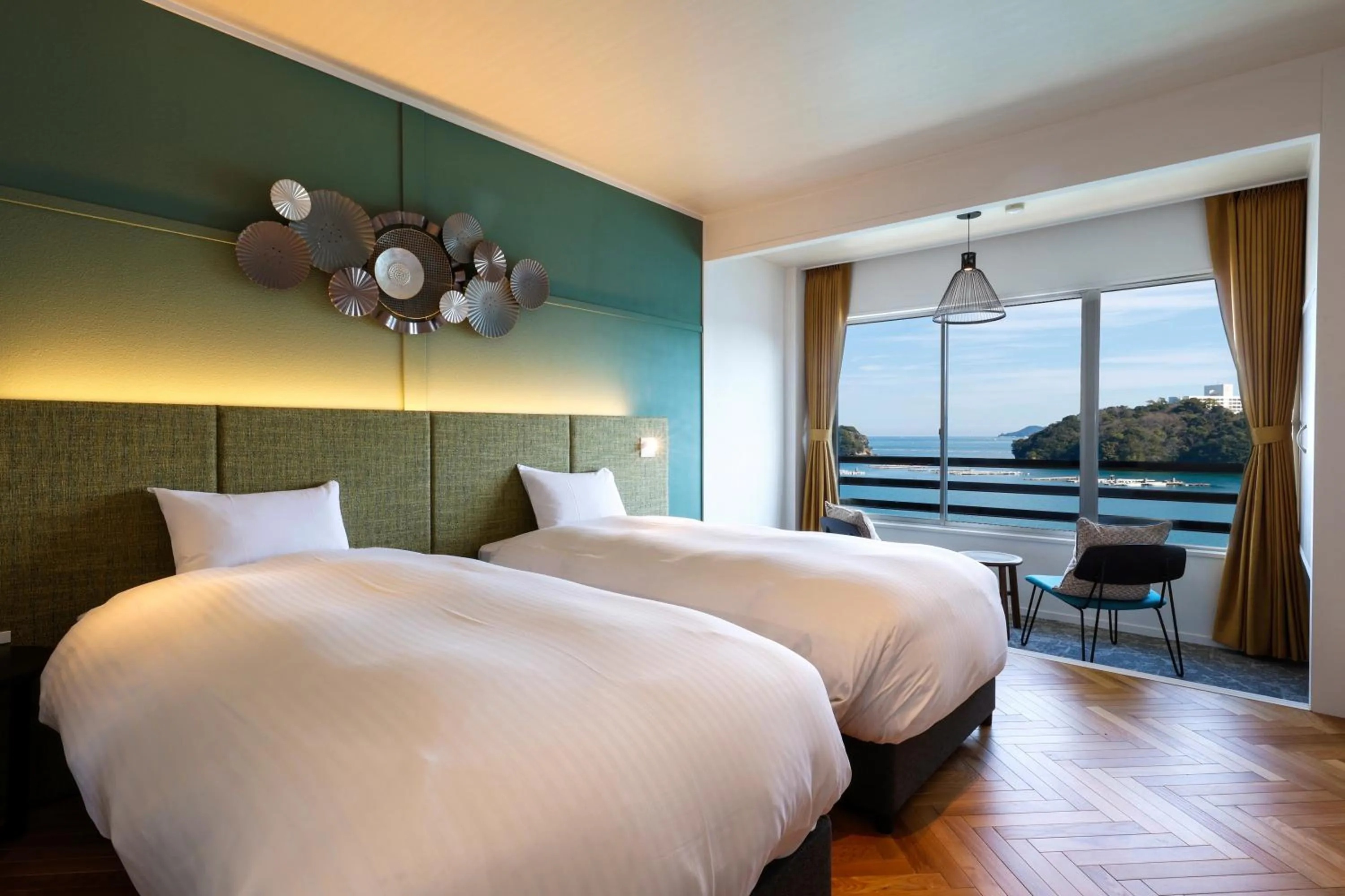 Photo of the whole room, Bed in Oyado Andon Toba