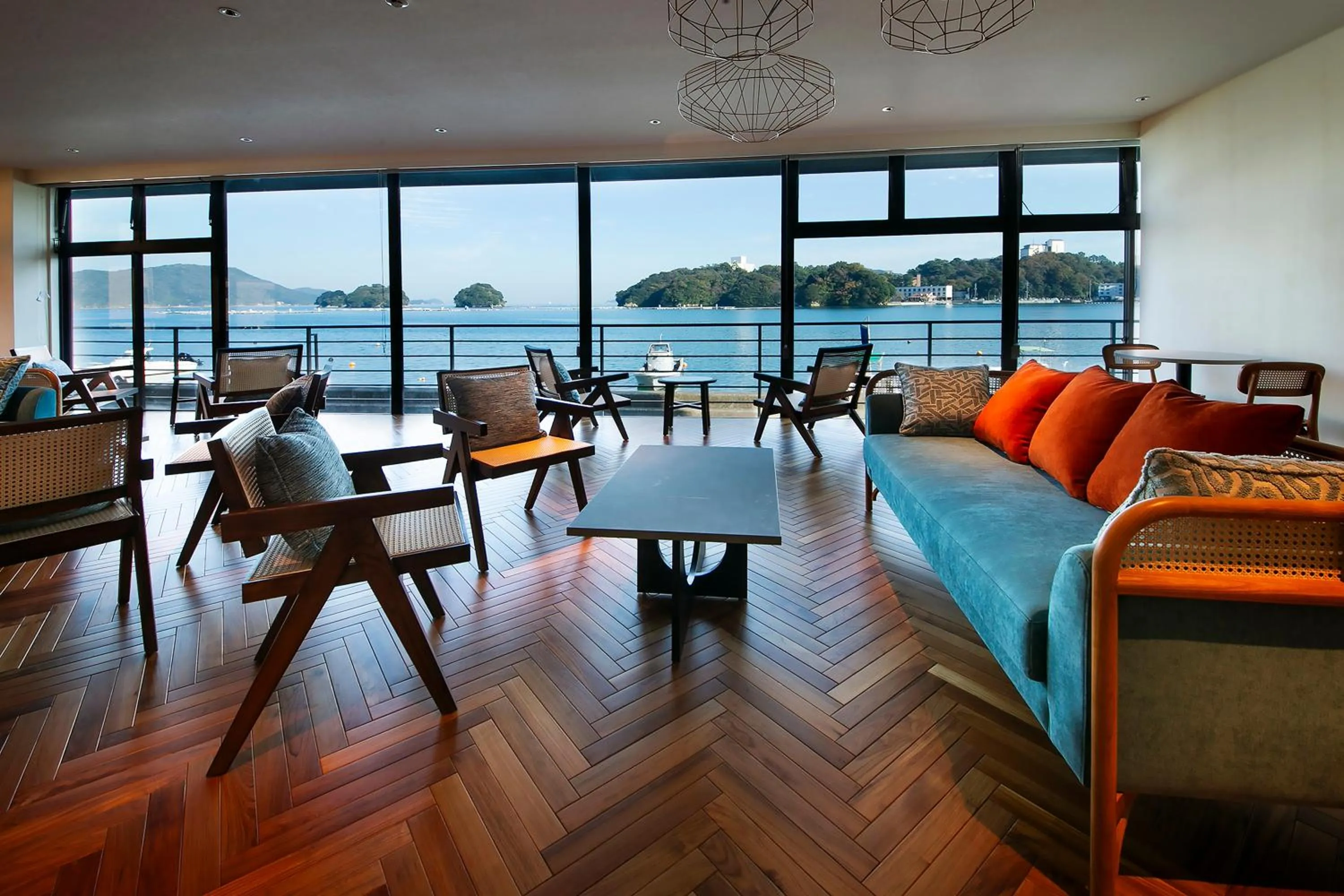 Lounge or bar in Oyado Andon Toba