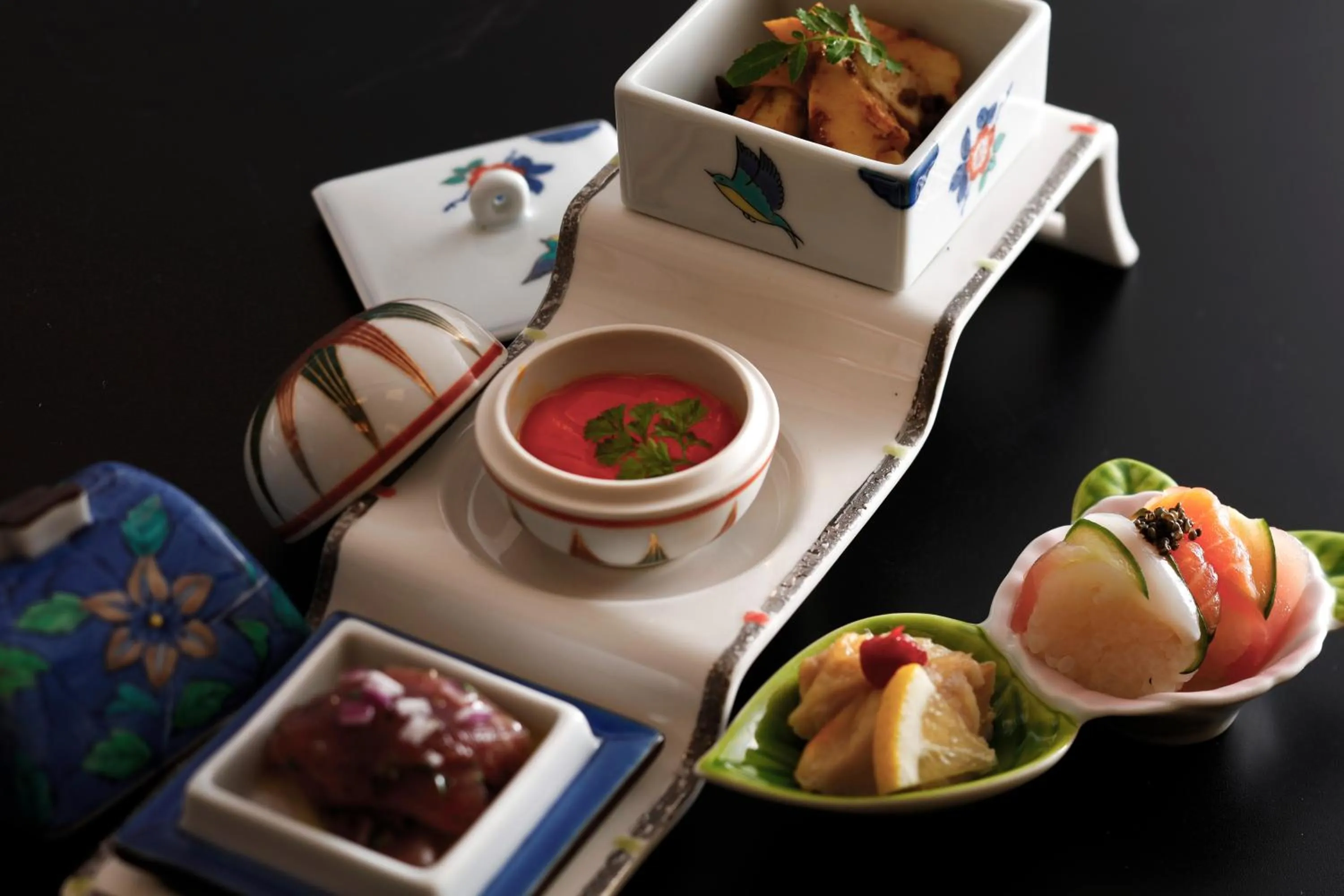 Dinner in Oyado Andon Toba