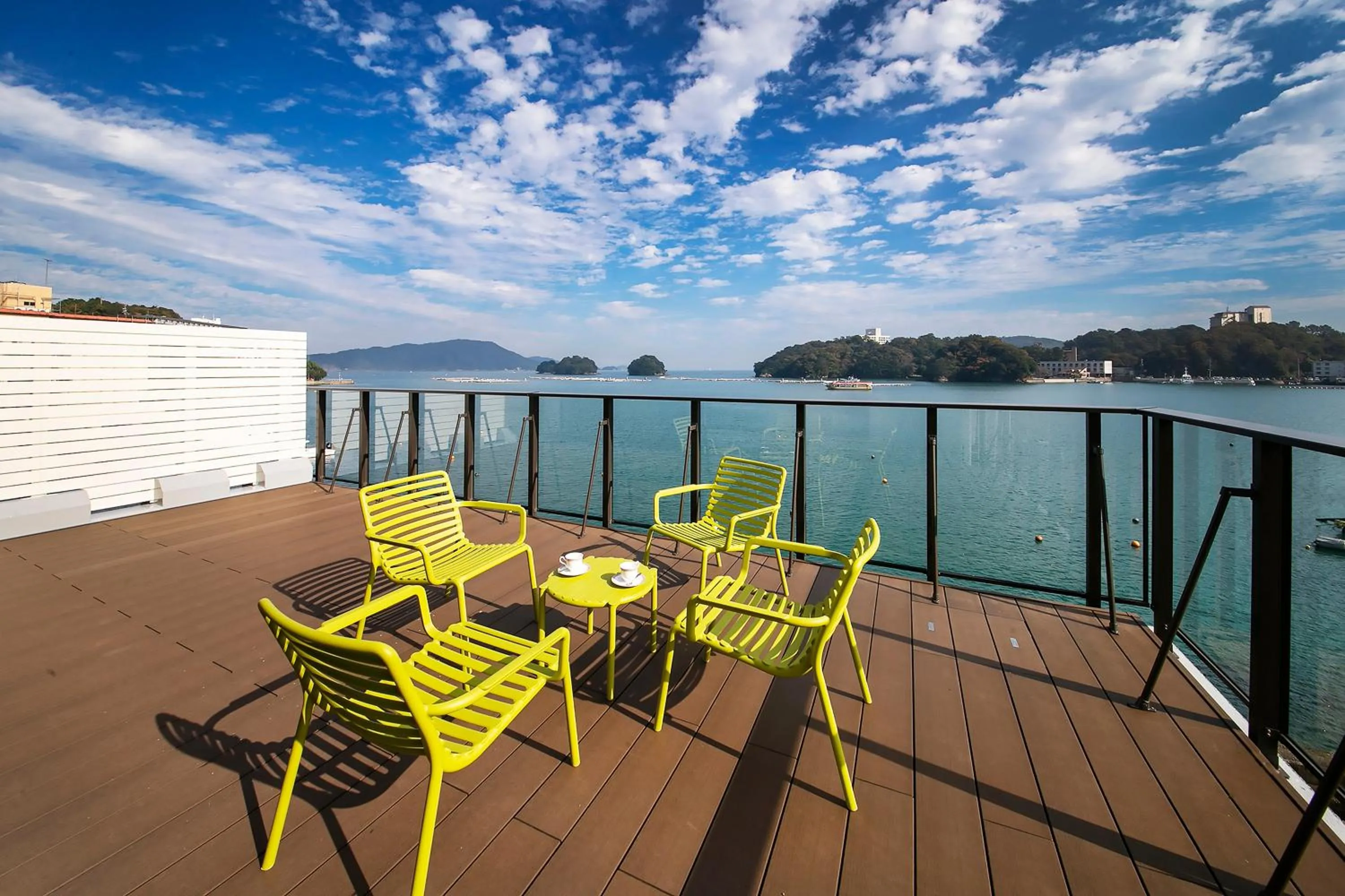 Balcony/Terrace in Oyado Andon Toba
