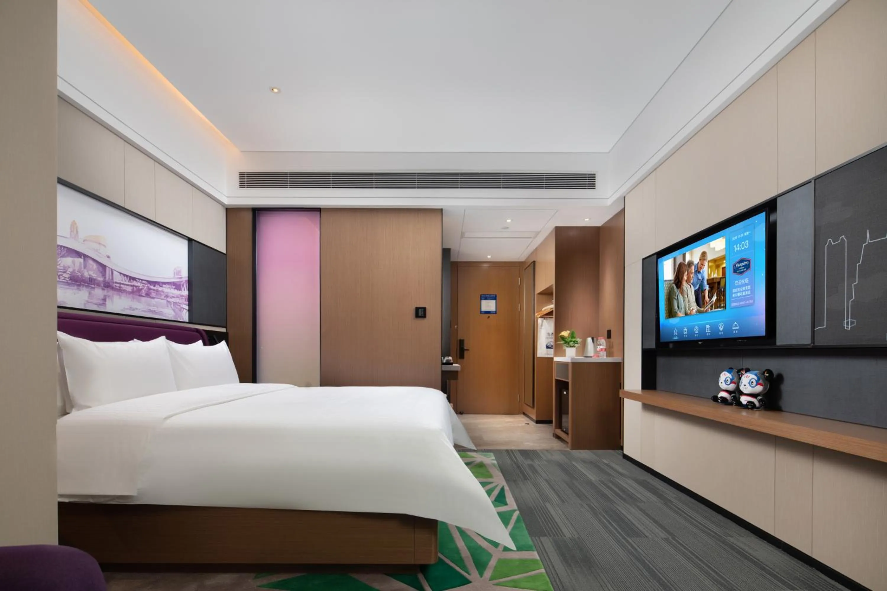 Bed in Hampton by Hilton Shenzhen Baoan Stadium