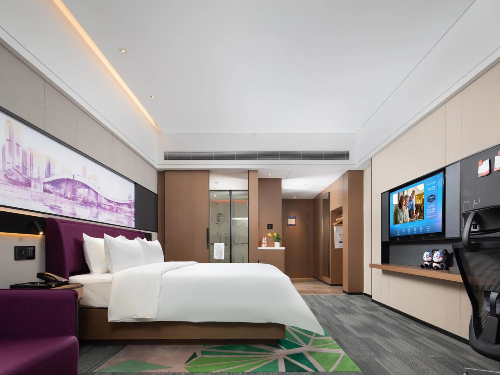 Bed in Hampton by Hilton Shenzhen Baoan Stadium