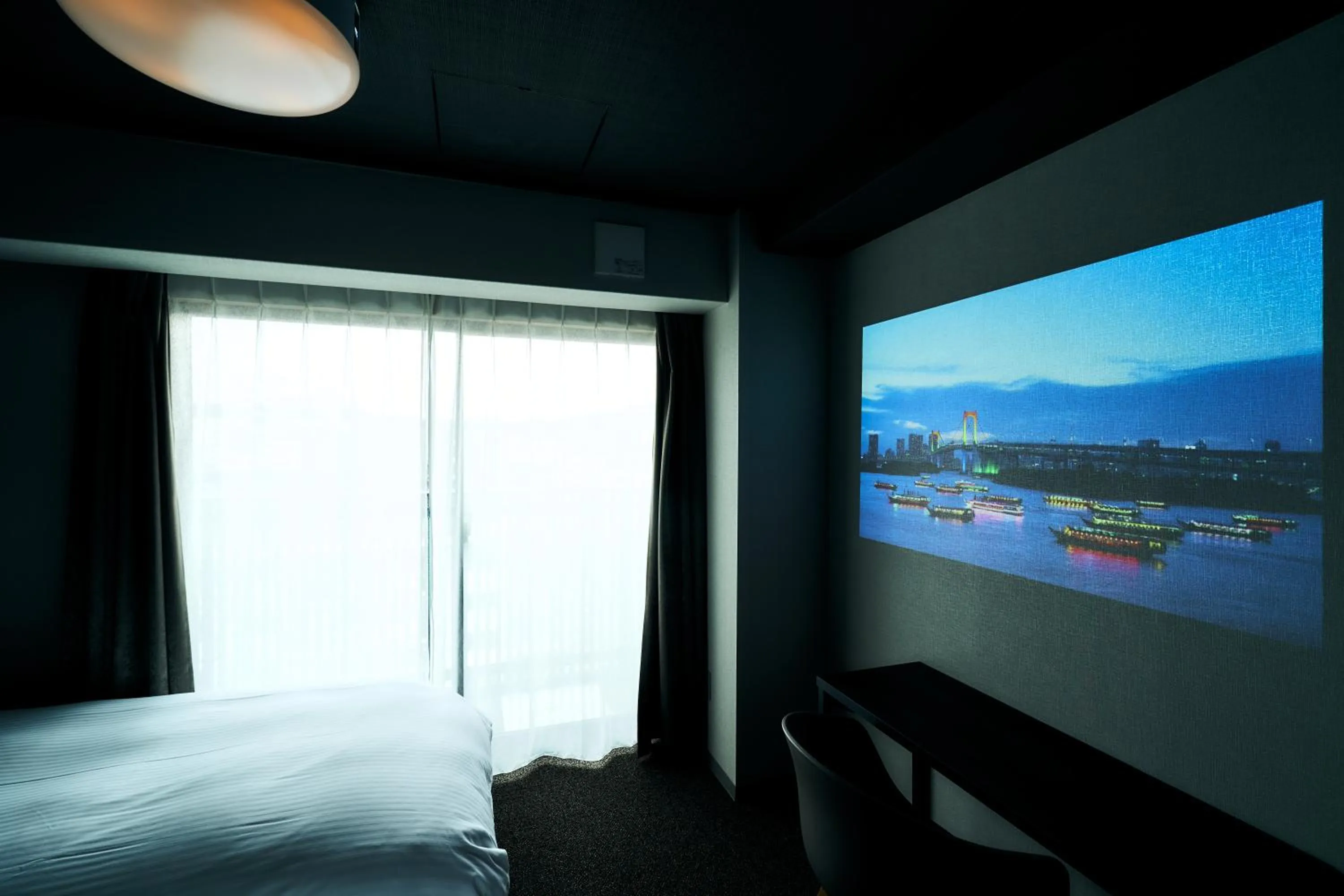 Bed in Rakuten STAY Kyoto Station