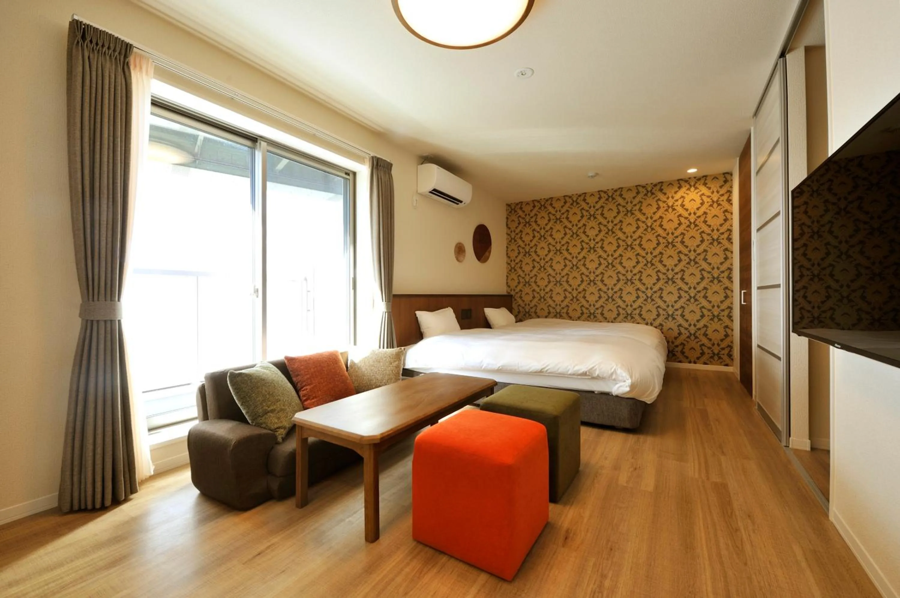 Communal lounge/ TV room, Bed in Rakuten STAY x Shamaison Osaka Dekijima Station