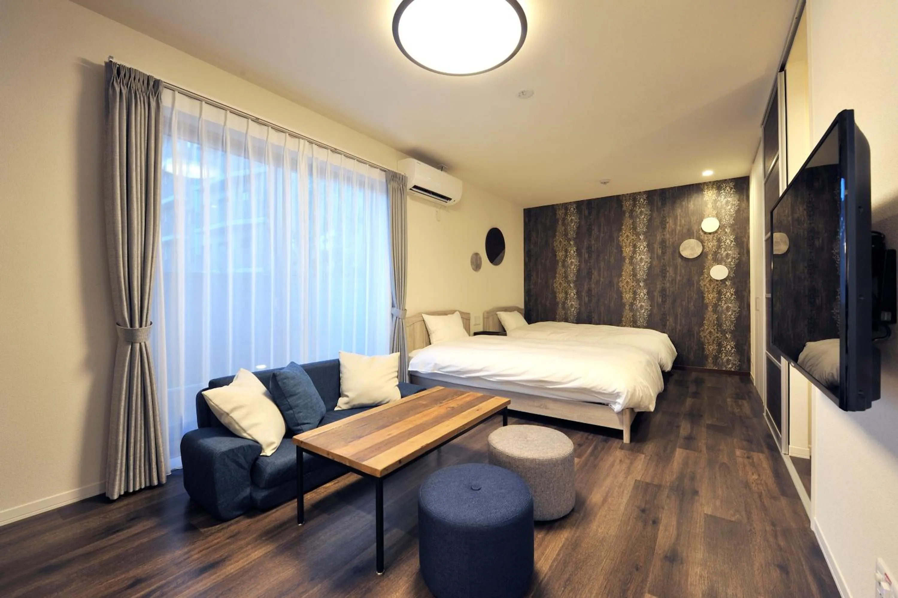 Communal lounge/ TV room, Bed in Rakuten STAY x Shamaison Osaka Dekijima Station