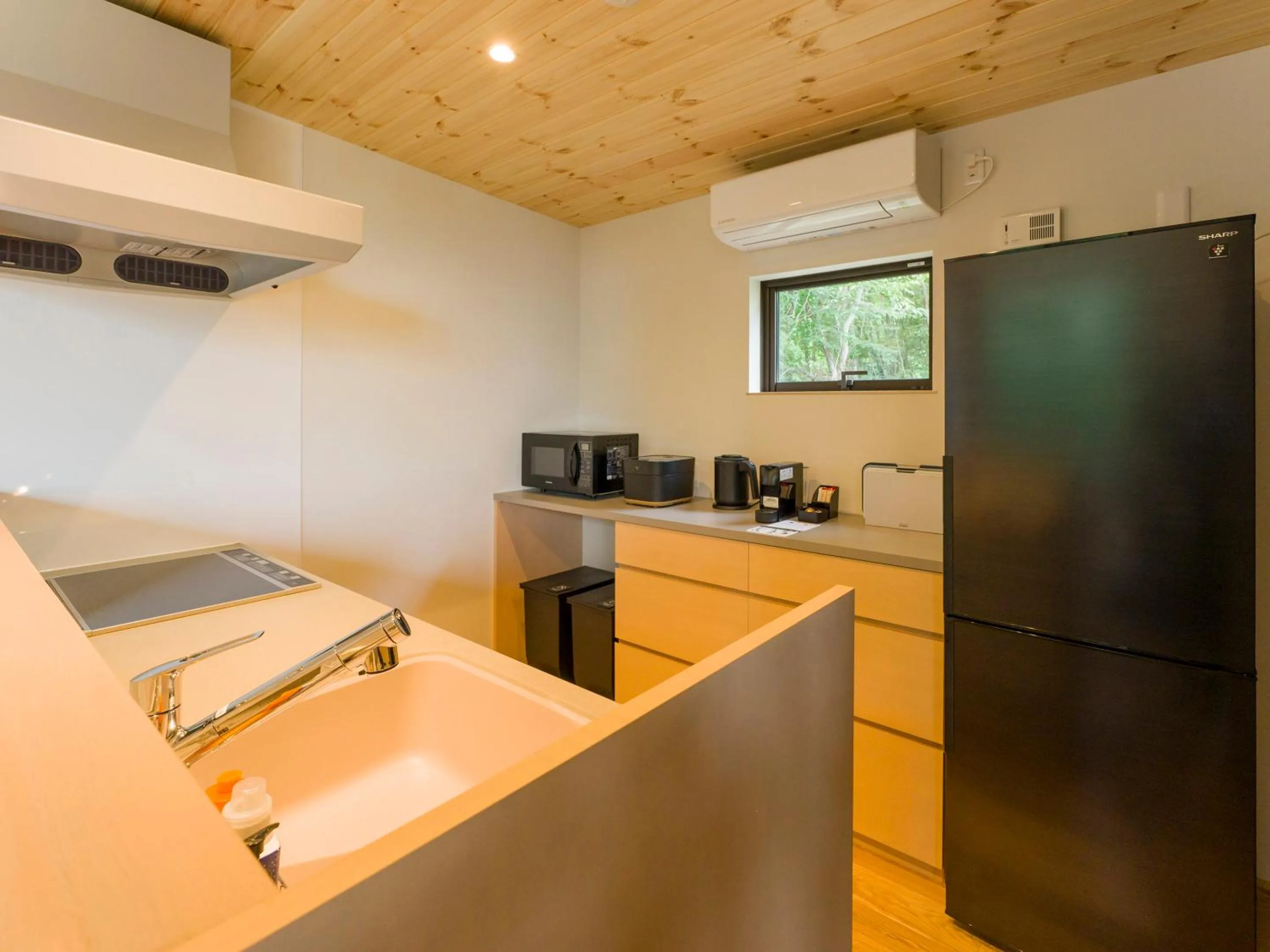 Kitchen or kitchenette in Rakuten STAY VILLA Aso Kurokawa