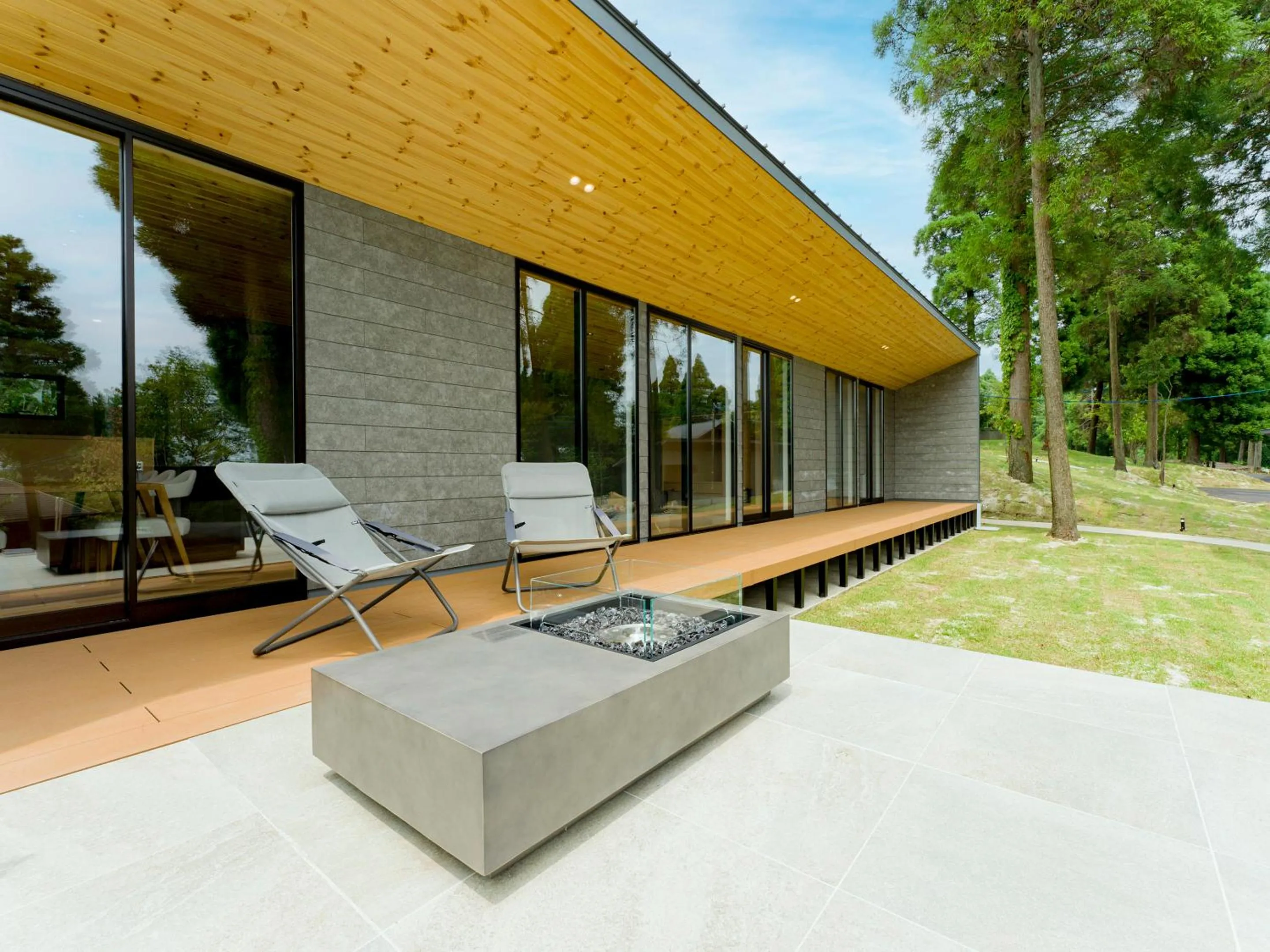 Balcony/Terrace in Rakuten STAY VILLA Aso Kurokawa