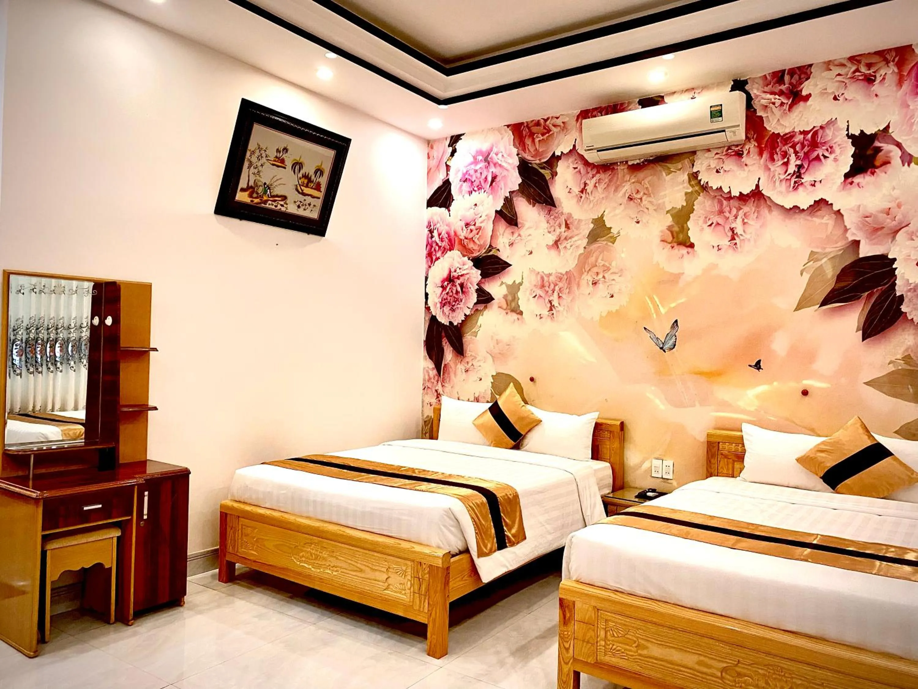 Bed in HOTEL MINH LÂM 2