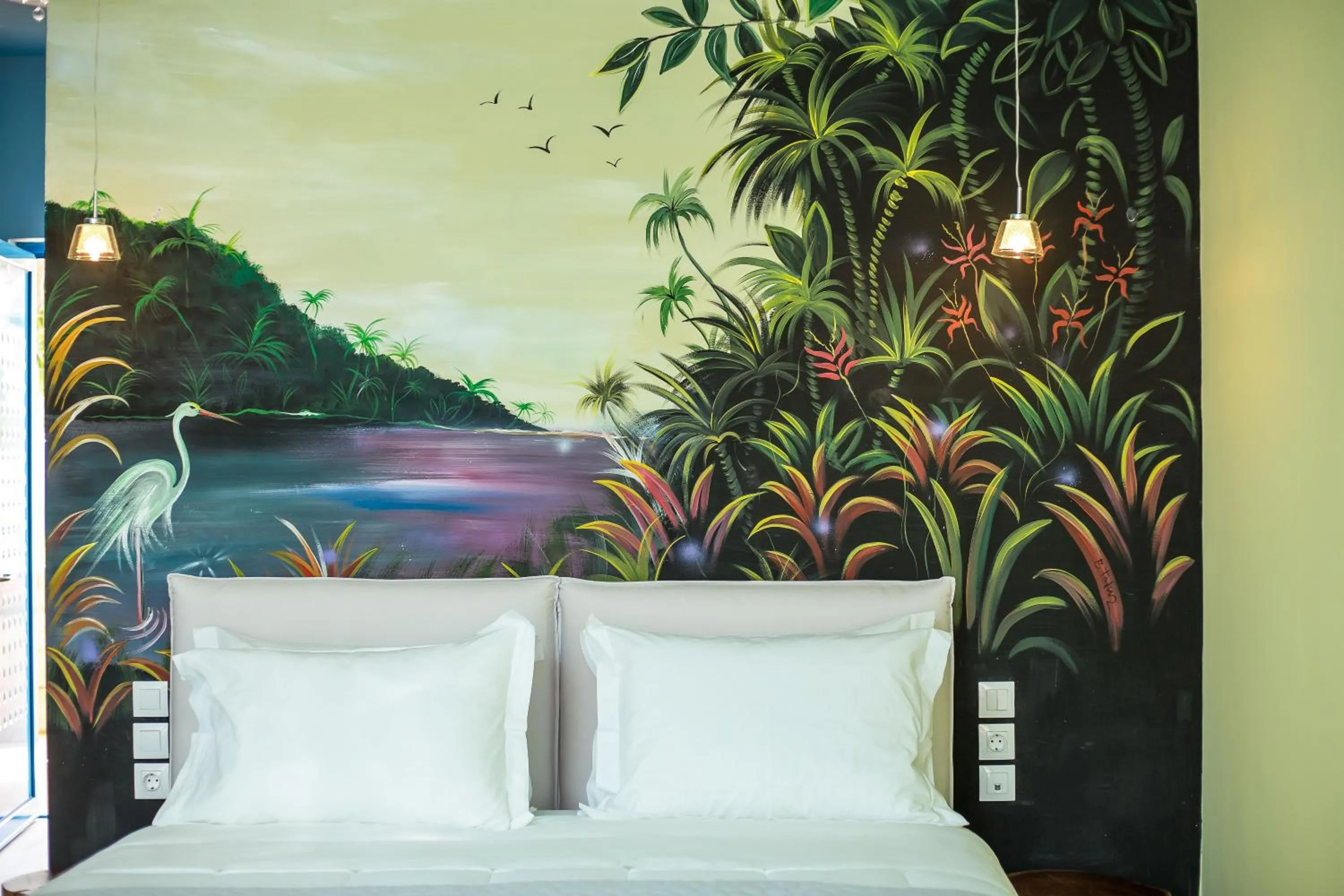 Decorative detail, Bed in Haven Beach