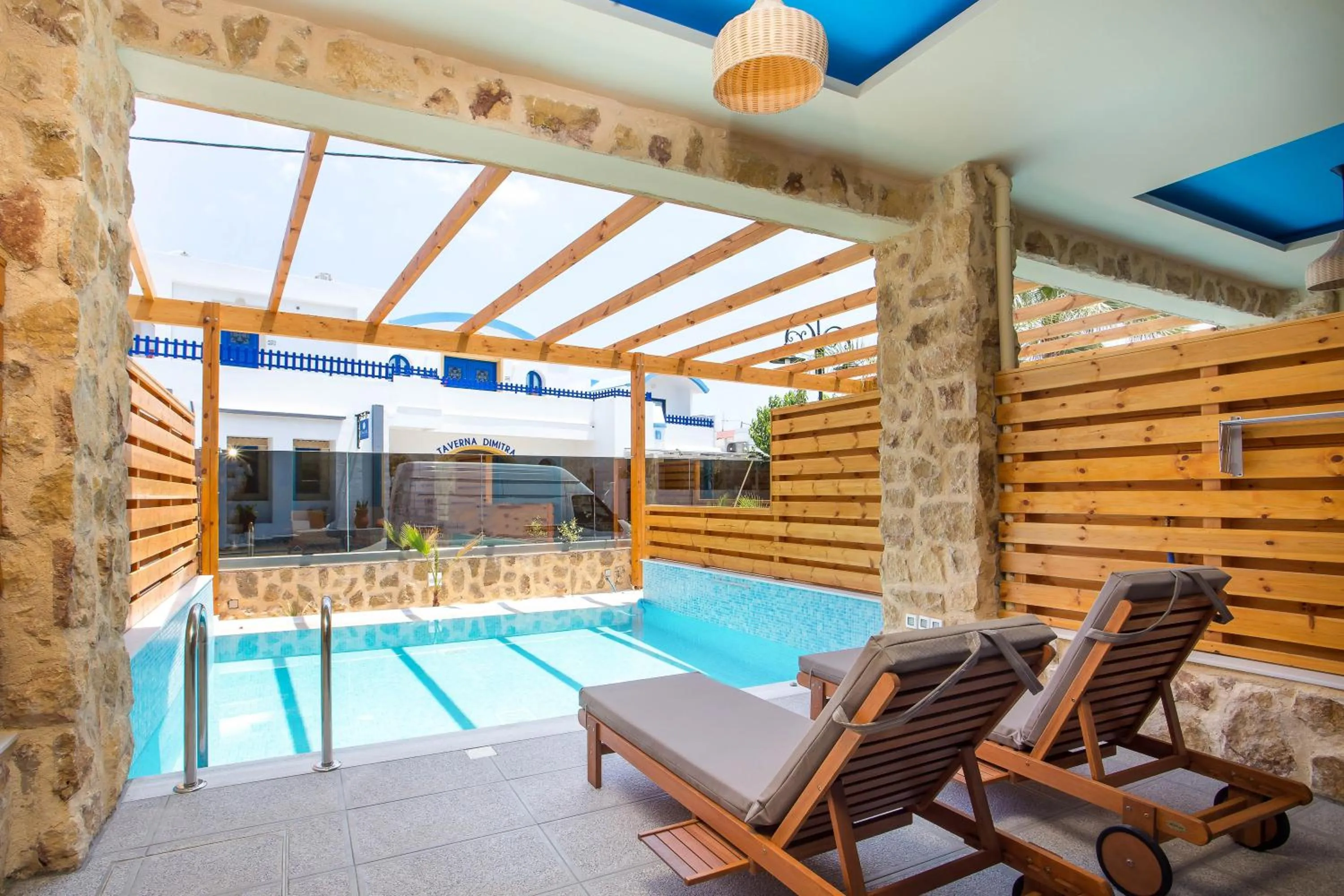 Pool view in Haven Beach