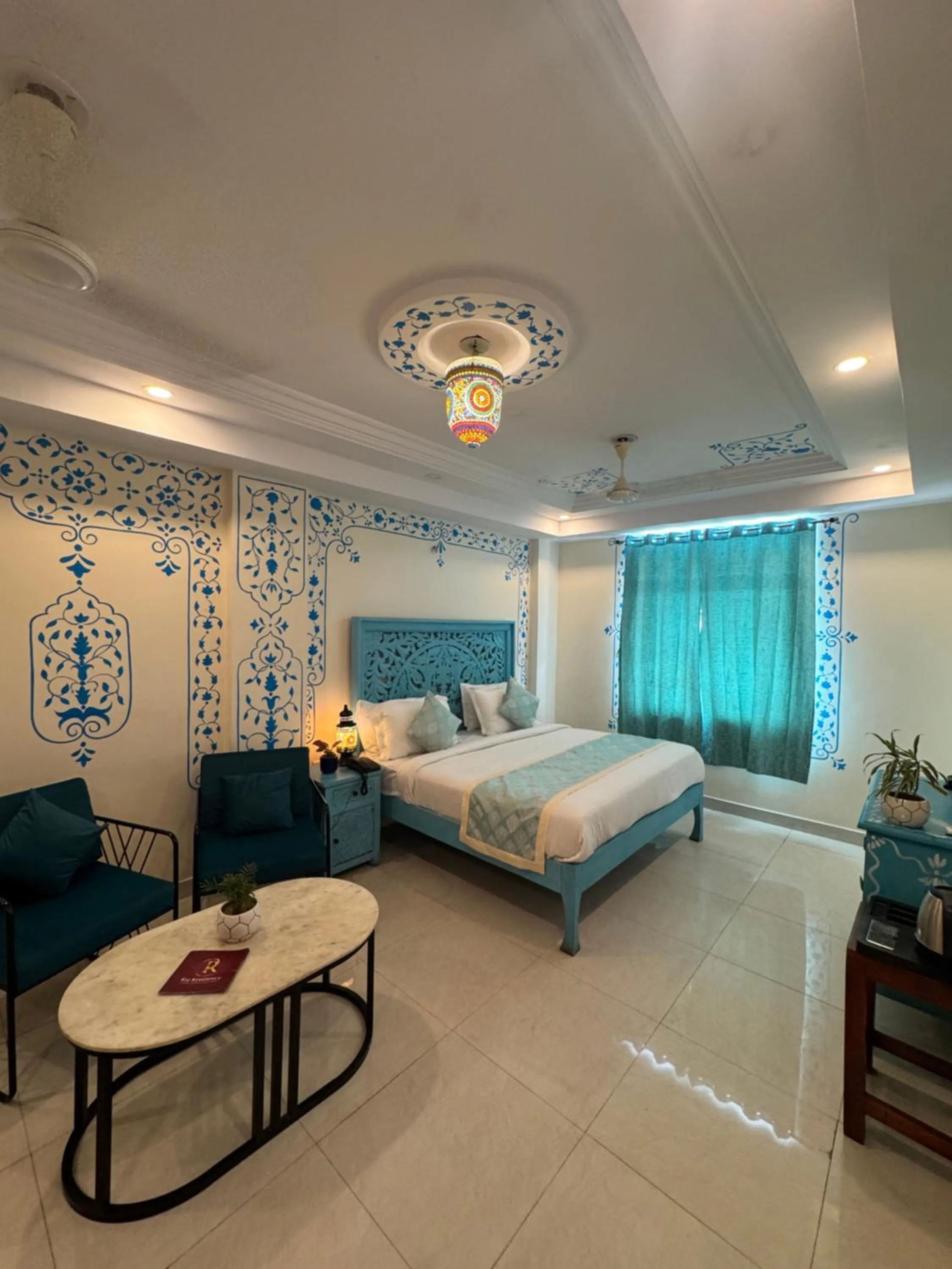 Bed in Raj Residency