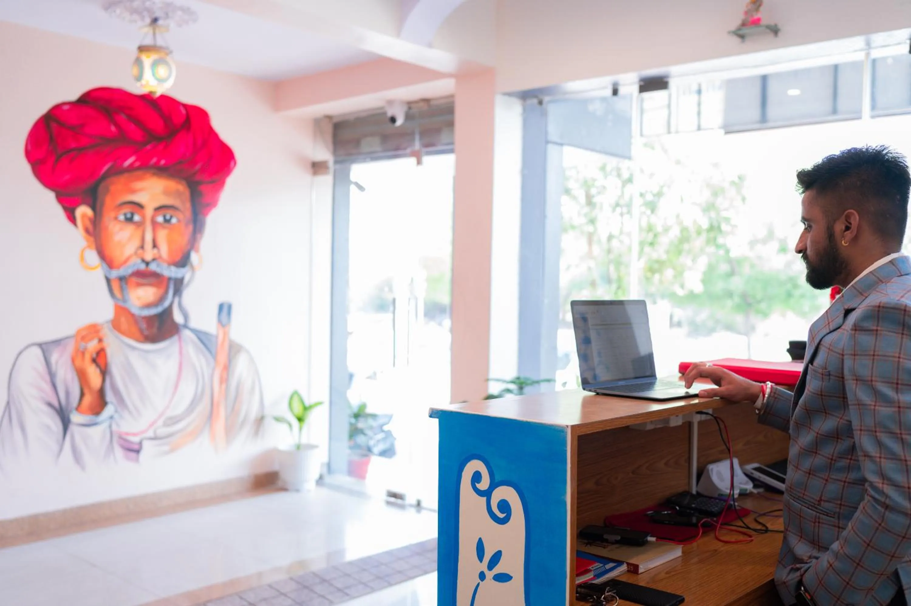 Lobby or reception in Raj Residency