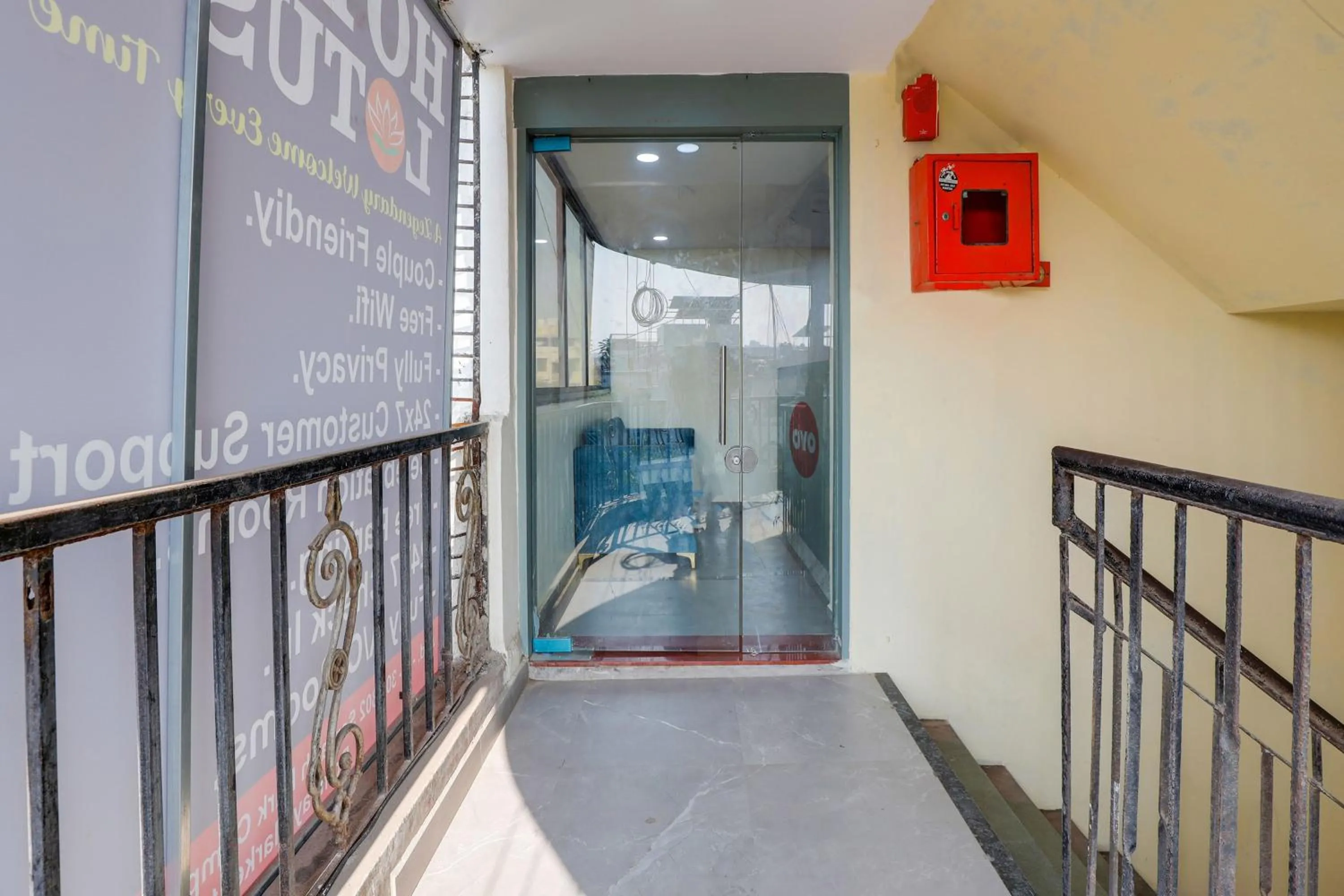 Facade/entrance in Hotel O Lotus