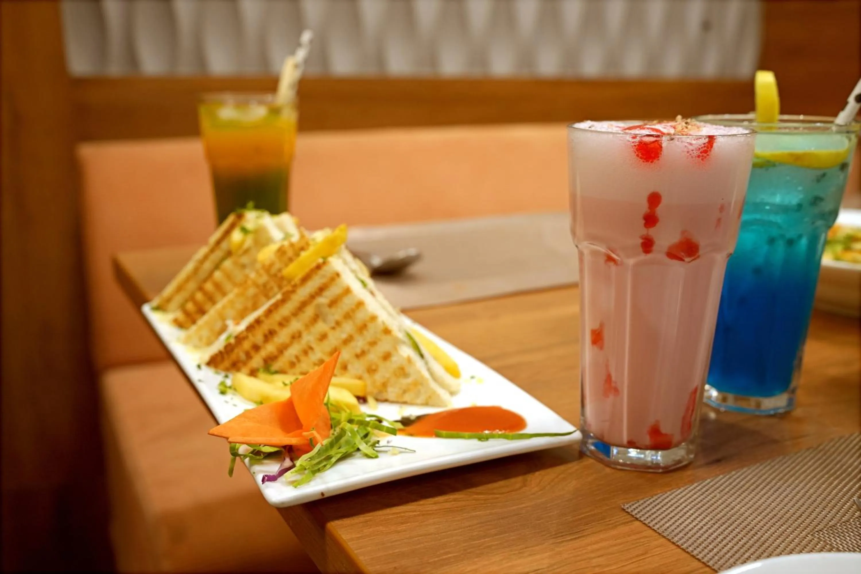 Restaurant/places to eat in The Sky Imperial Hotel Kailash