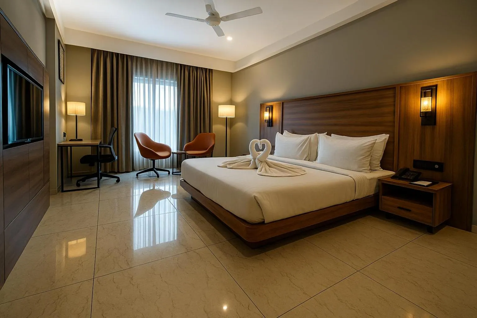 Photo of the whole room, Bed in The Sky Imperial Hotel Kailash