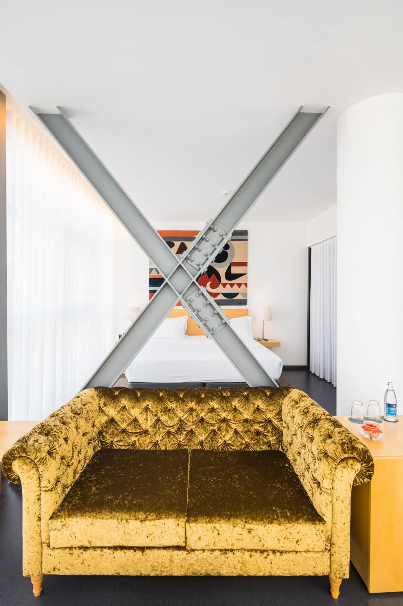 Bed in Boticas Hotel Art & SPA